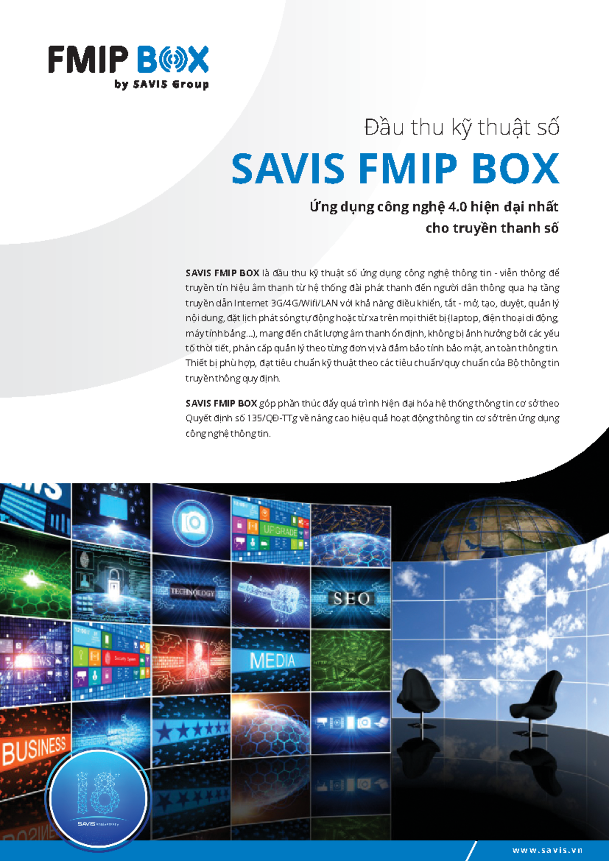 Brochure Fmipbox 15082023 - w w w. s a v i s. v n Đầu thu kỹ thuật số ...
