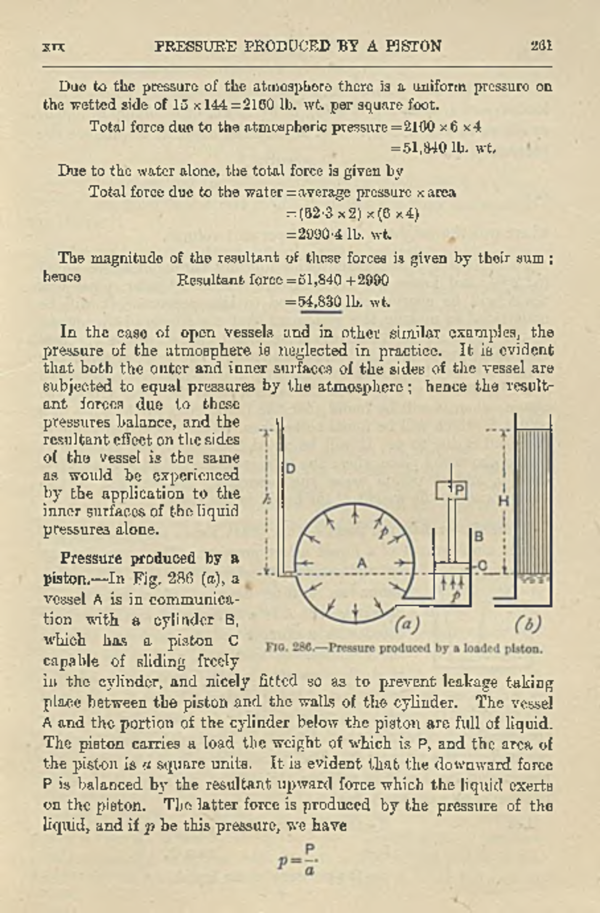 XIX Pressure Produced by a Piston - 2G1 Analysis in Physics - Studocu