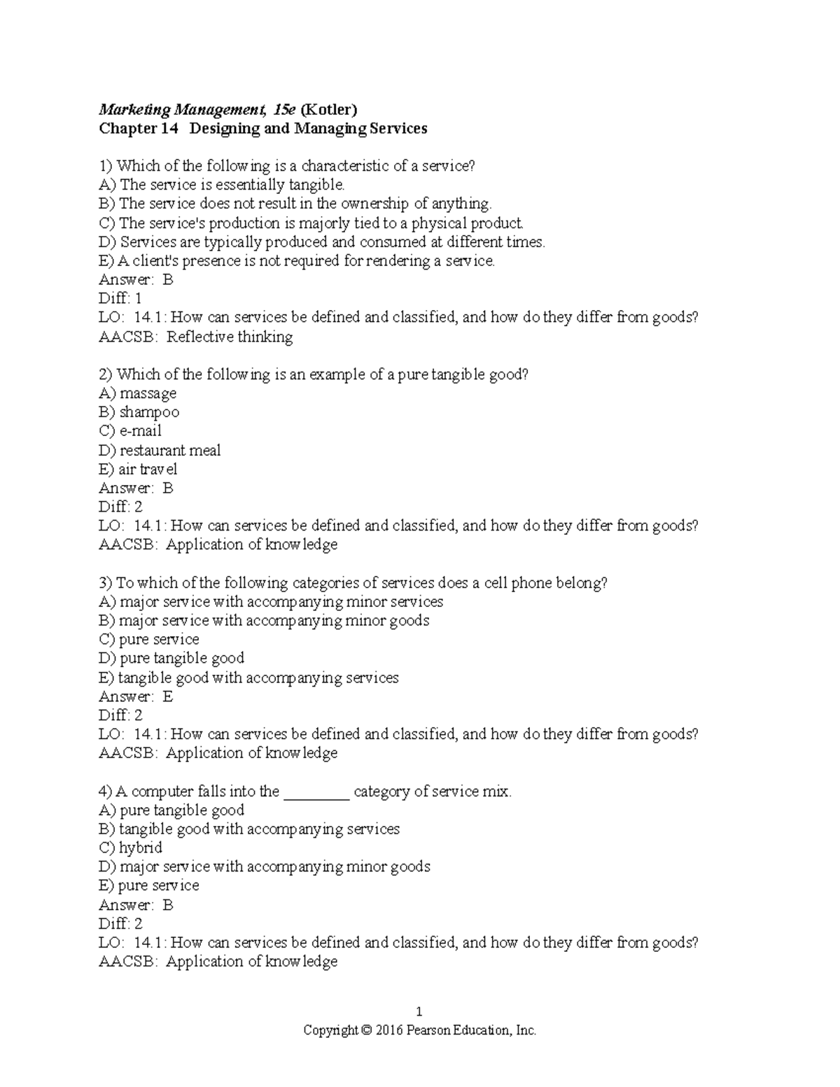 Chapter 15 Marketing Notes: 100 Key Questions and Answers - Studeersnel