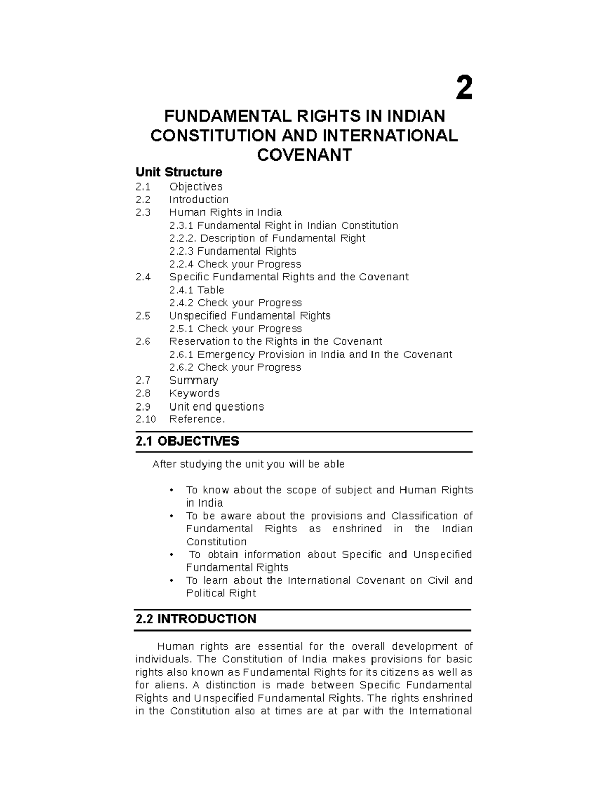 Fundamental Rights in India: Overview & International Perspectives ...