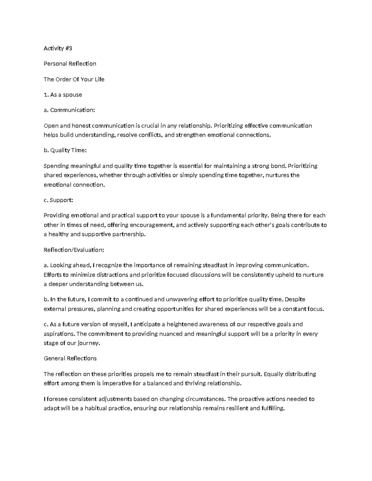 CWTS ACT 1 AND 2 - activities engagement work - Activity # 1 Make a ...