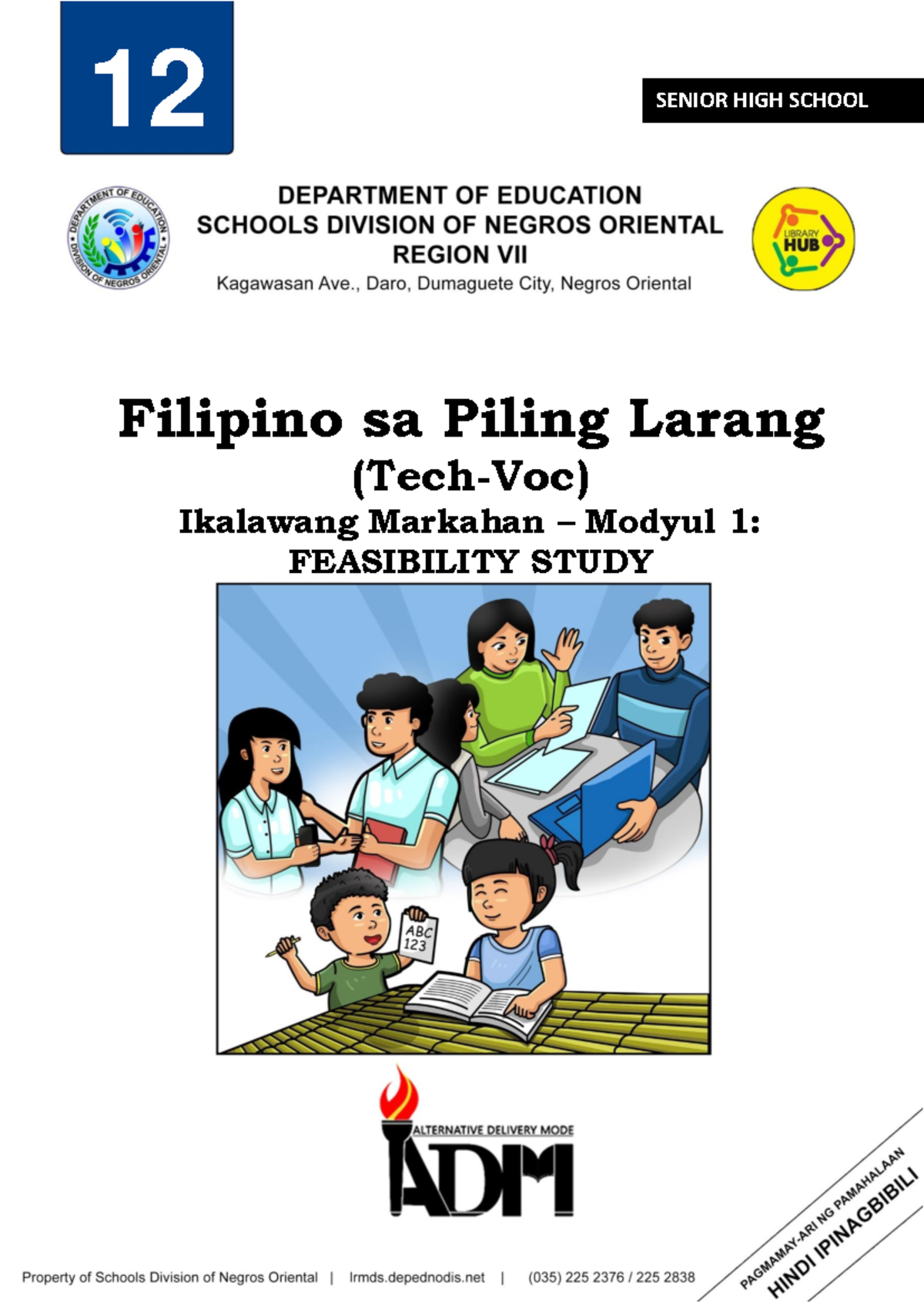 Filipino 12 Tech-Voc Q2 Modyul 1: Feasibility Study Guide - Document Preview