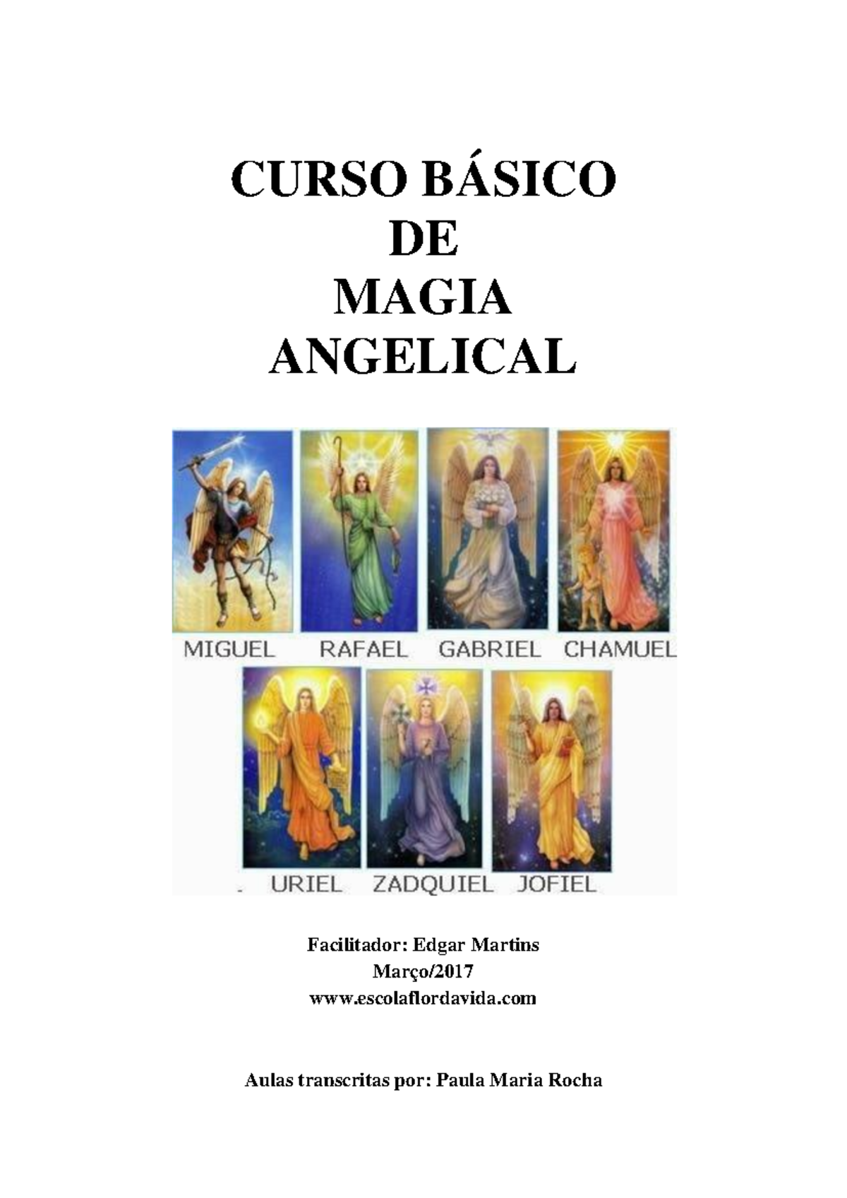 CURSO BÁSICO DE MAGIA ANGELICAL - Aulas e Rituais Essenciais - Studocu