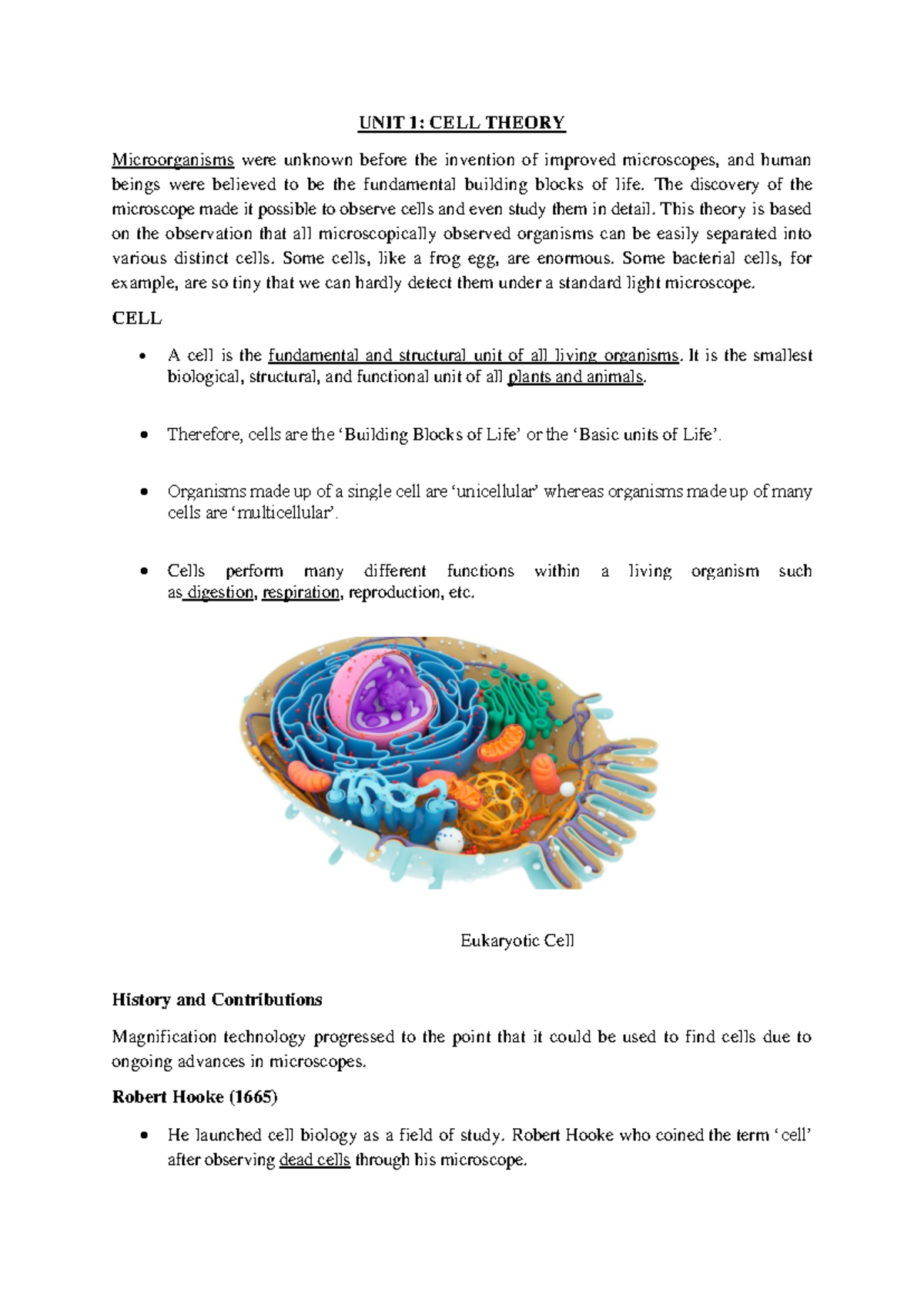 Cell Theory and Organelles: Understanding the Building Blocks of Life ...