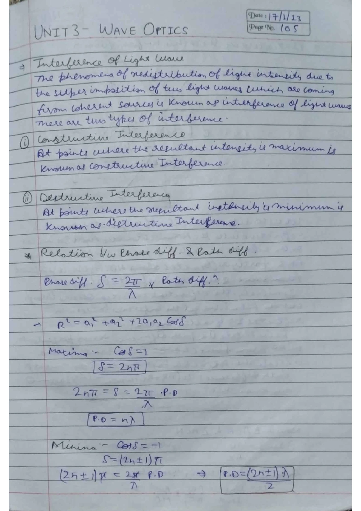 Physics Course C03: Unit 4 - LASER and Fiber Optics Concepts - Studocu