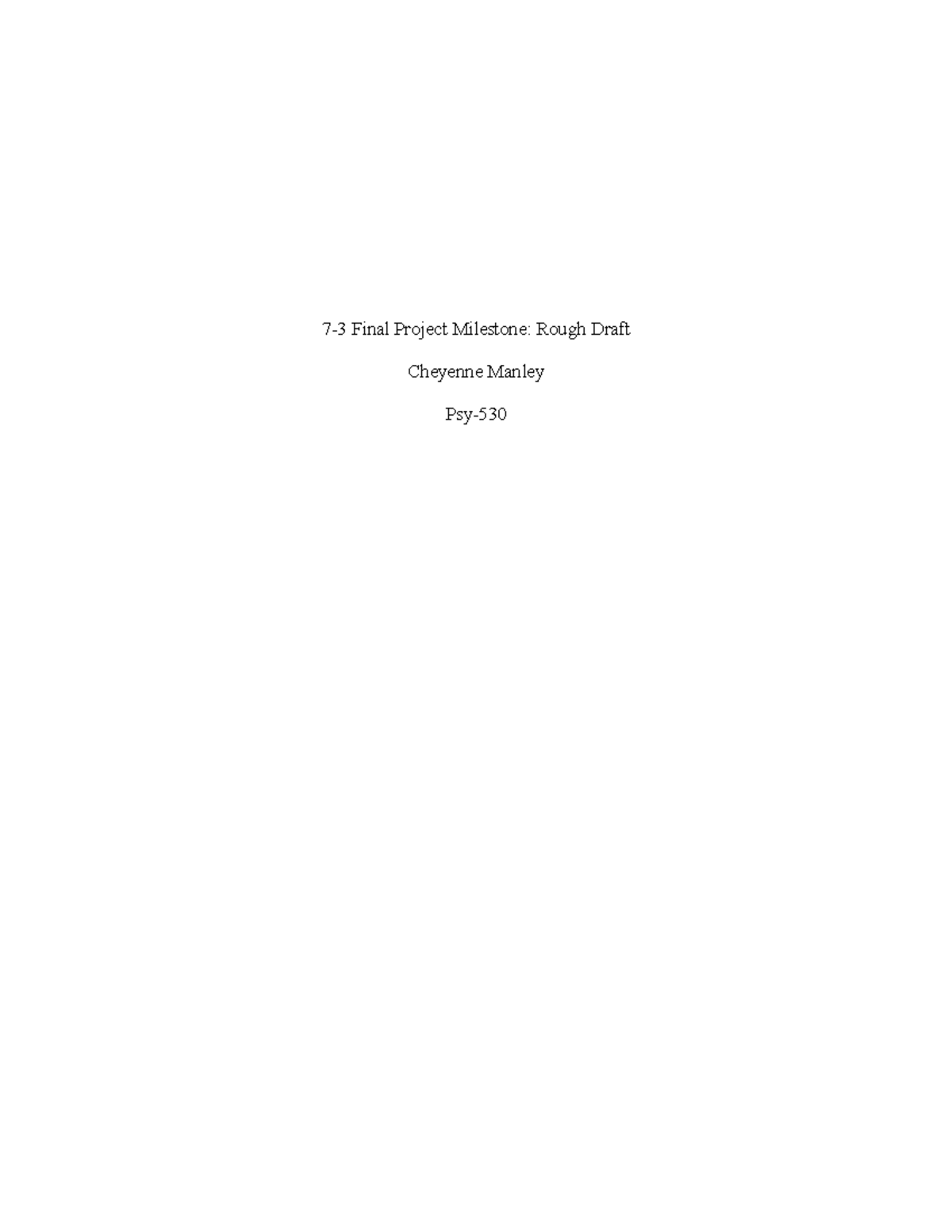 PSY 530 Final Project: Rough Draft on Stanford Prison Experiment - Studocu