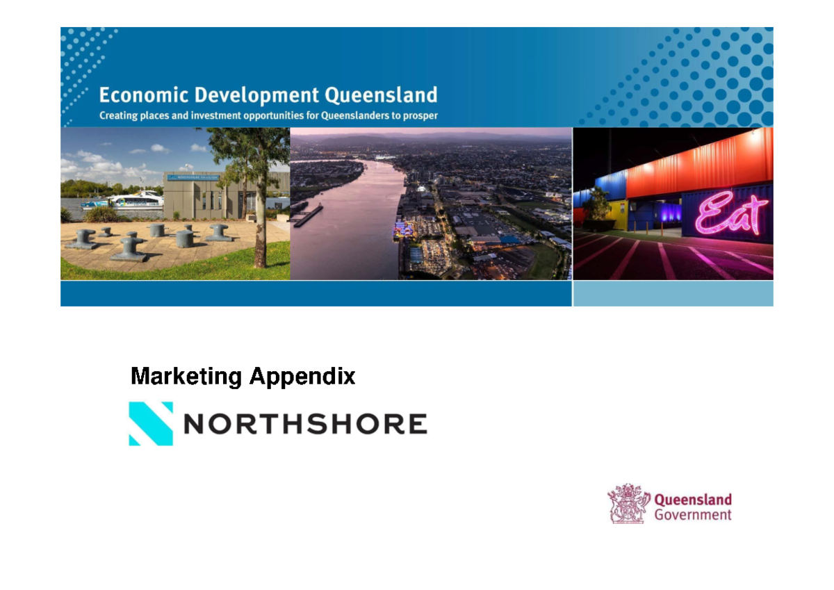 EDQ Marketing Appendix: A Guide to Northshore's Unique Offerings - Studocu