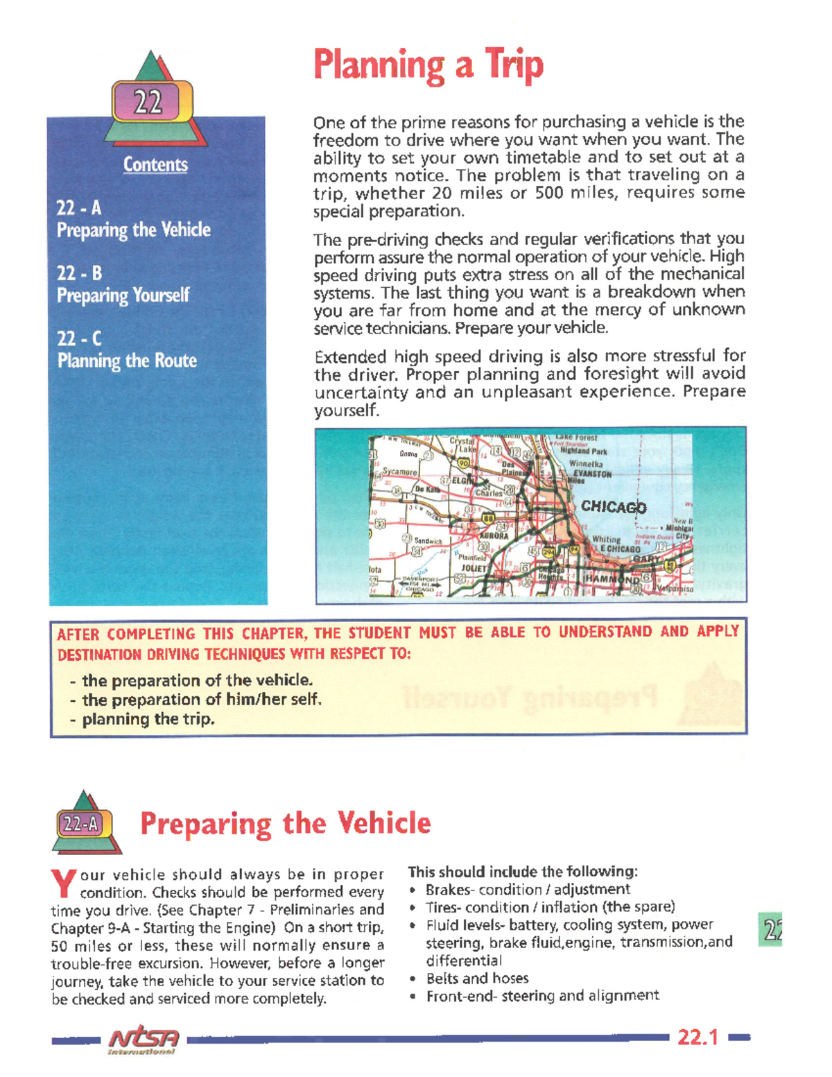 Chapter 22 - engine performance - Planning a Trip 22 One of the prime ...
