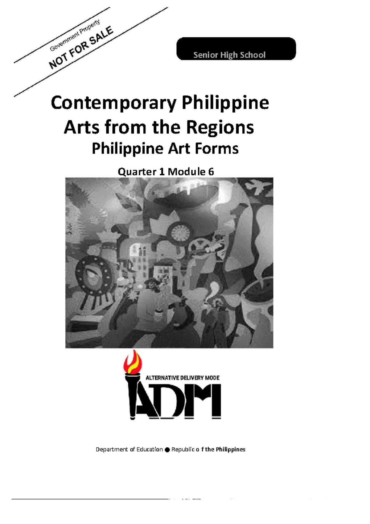 CPAR Q1 Module 6: Traditional & Non-Traditional Philippine Arts - Document Preview