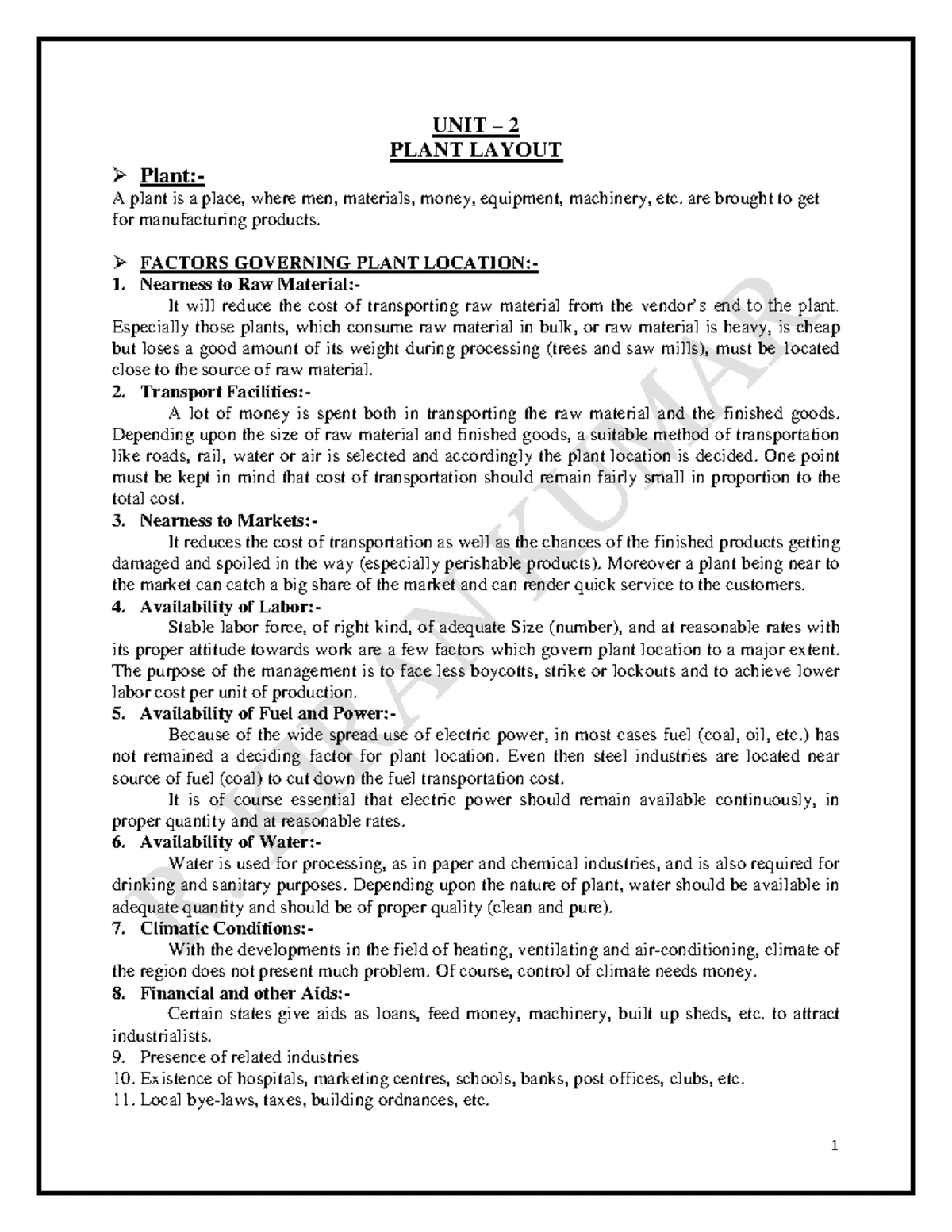 IEM 101: Unit 1 Lecture Notes on Industrial Engineering Concepts - Studocu