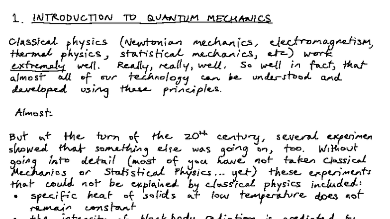 Quantum Mechanics: Understanding the Foundations and Experiments - Studocu