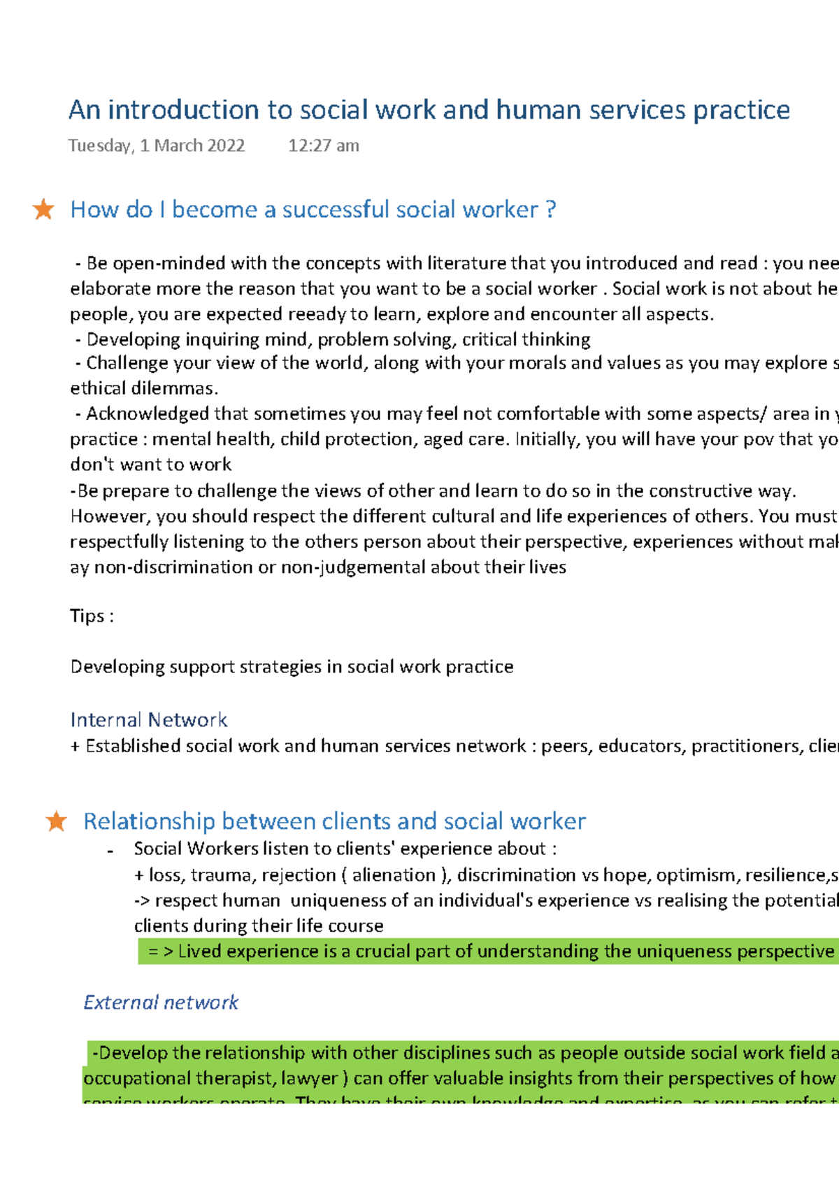 An introduction to social work and human services practice - How do I ...