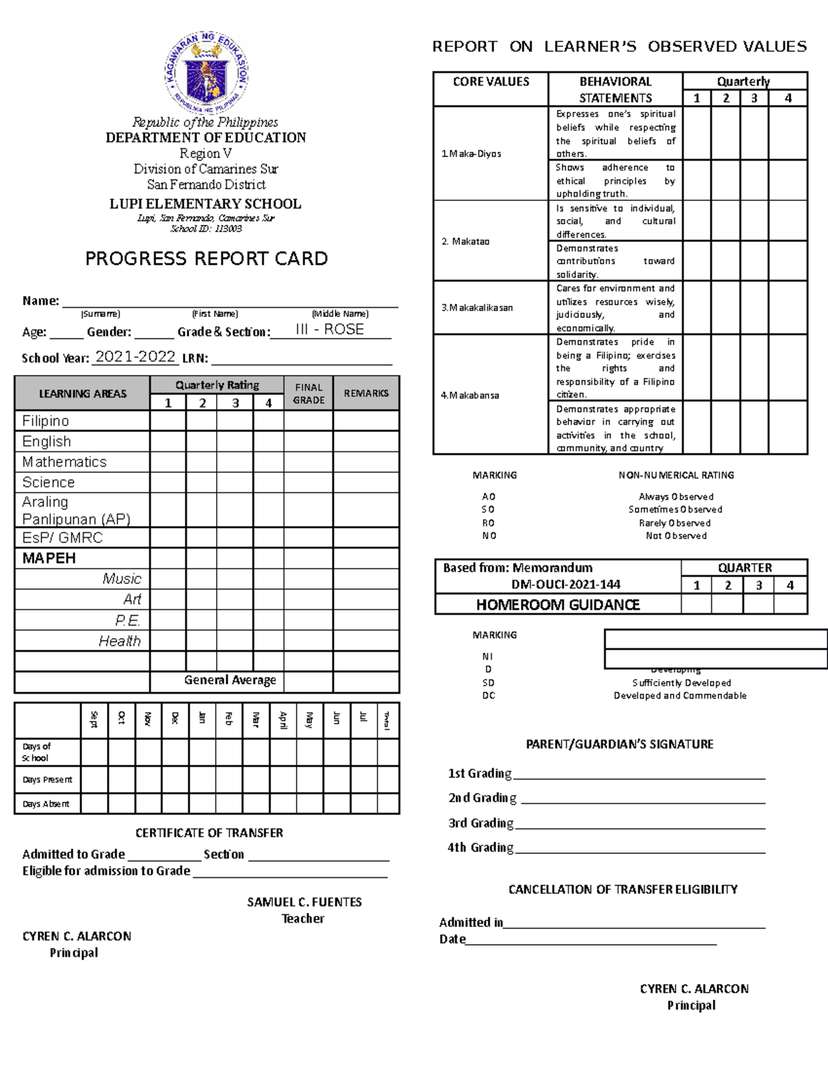 SF9 NEW WITH Homeroom Guidance - III - ROSE ROSALES, MARY GRACE CEPEDA ...