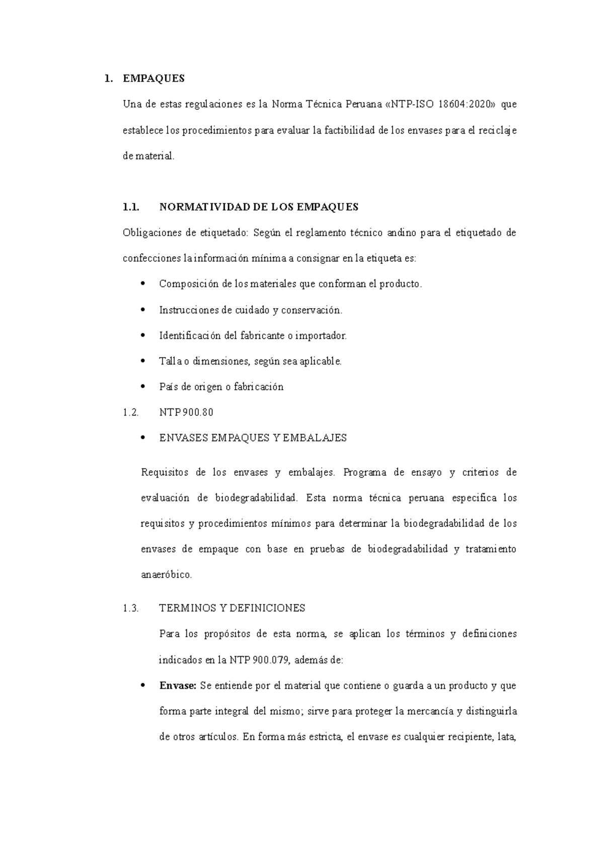 Normatividad de Empaques: Reglamento Técnico sobre Envases y Etiquetado ...