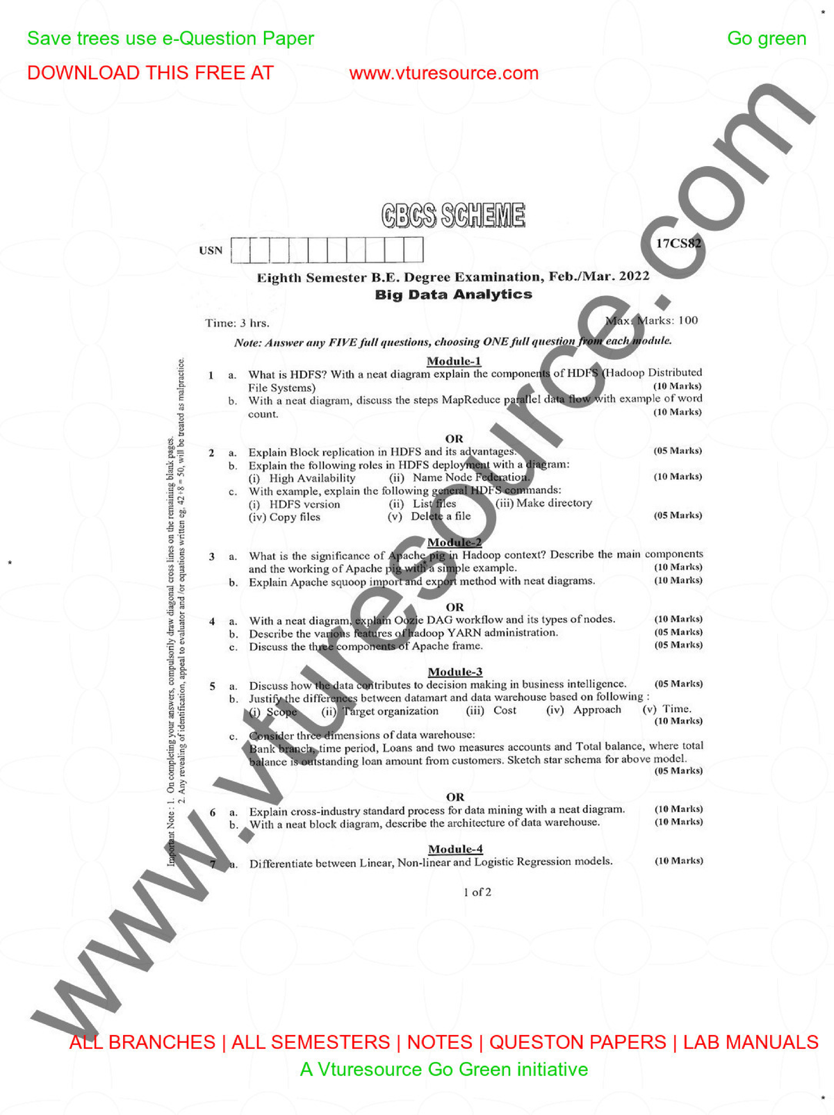 Mar-2022 - Question paper of IOT - Internet Of Things - Studocu