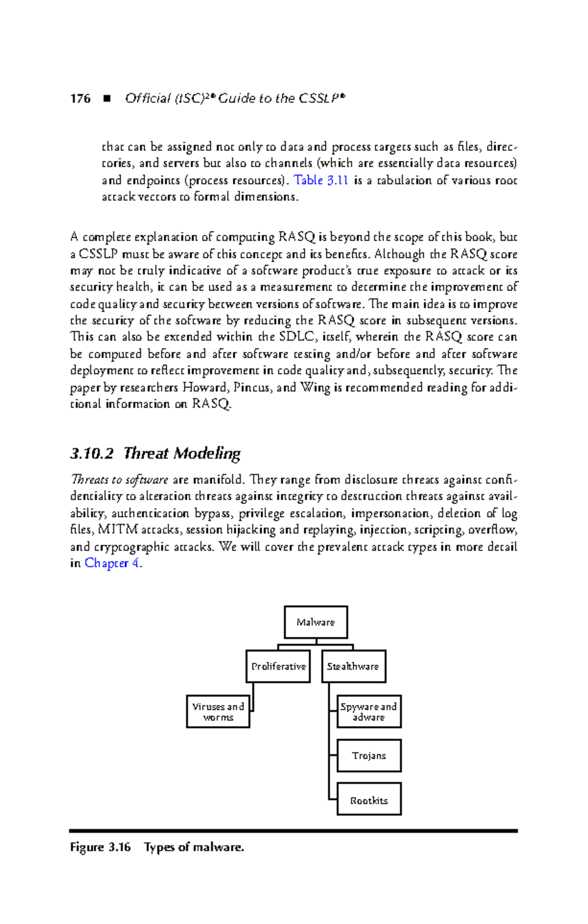 Chapter 3.10.2: Threat Modeling and Secure Software Design (CSSLP ...