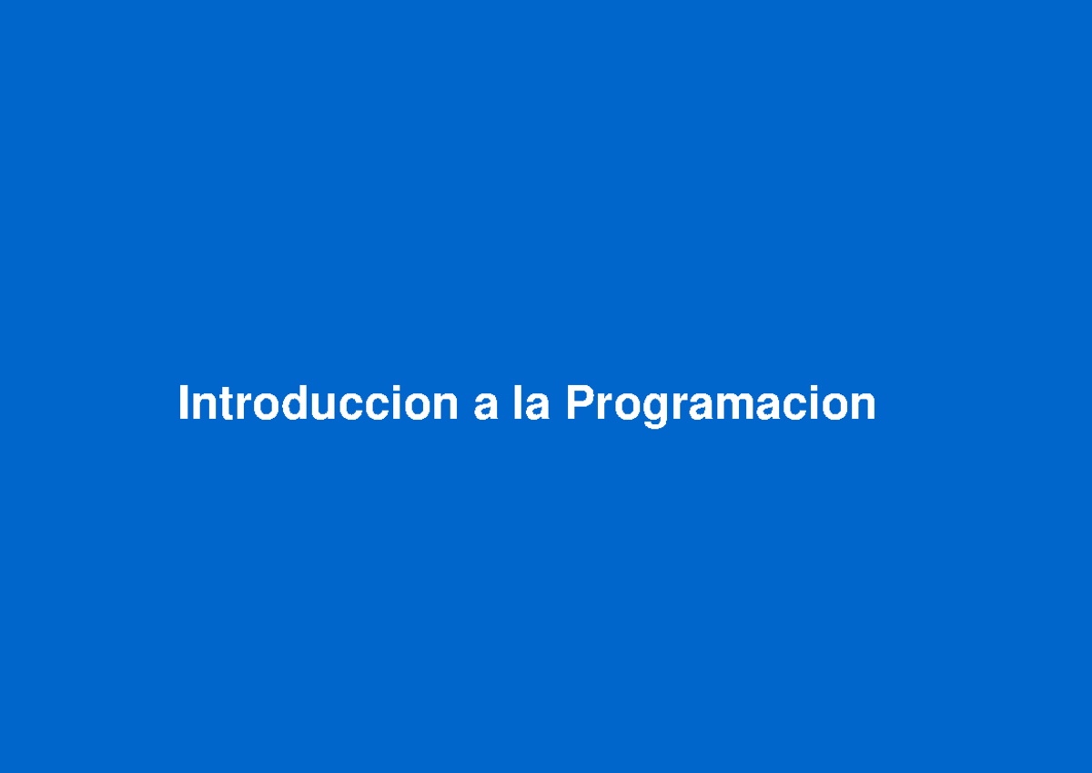 Slides Estilo Introduccion a la Programacion - ingenieria de sistemas ...