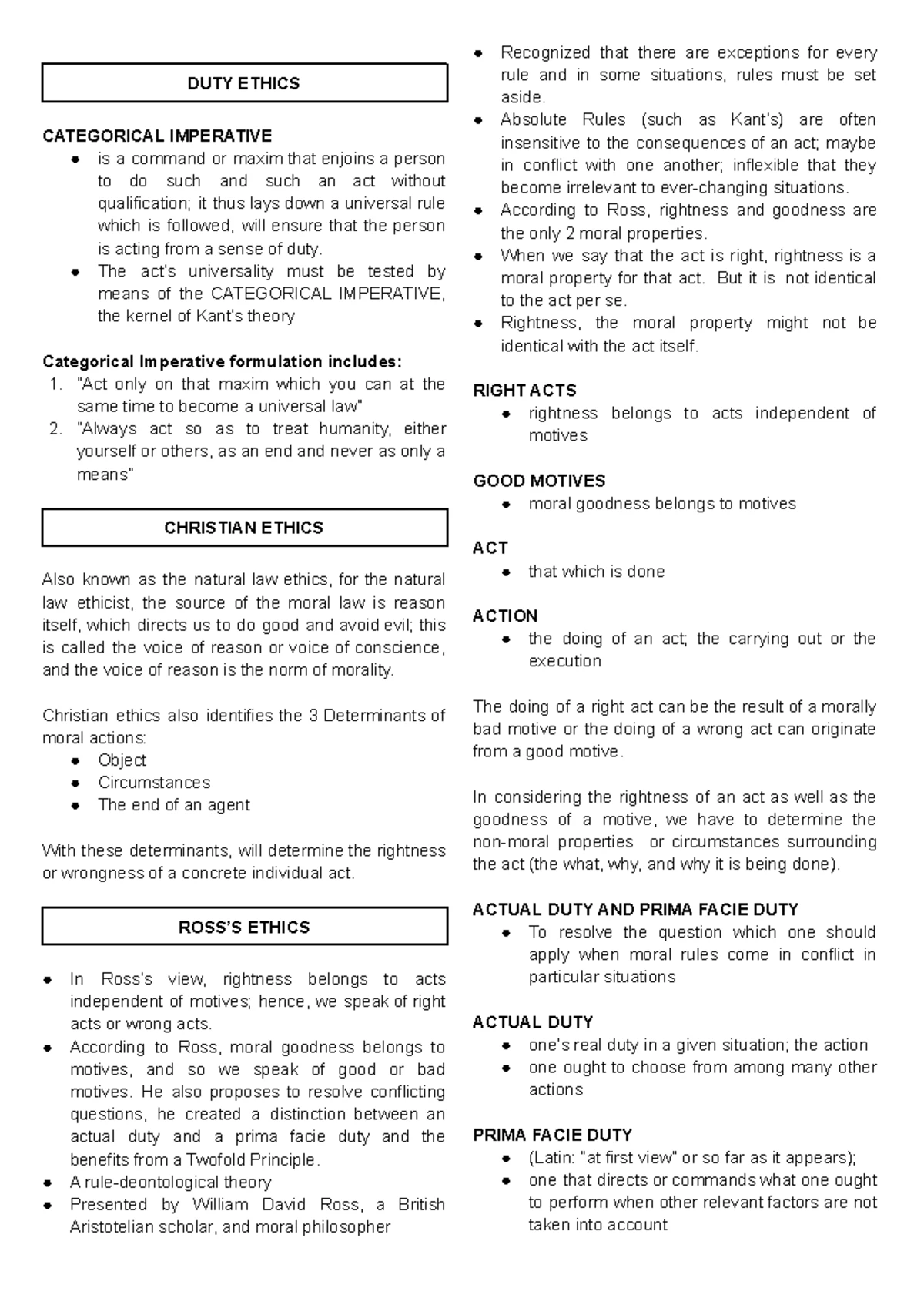Bioethics Study Notes: BSN2D Finals Module 4-6 Overview - Studocu