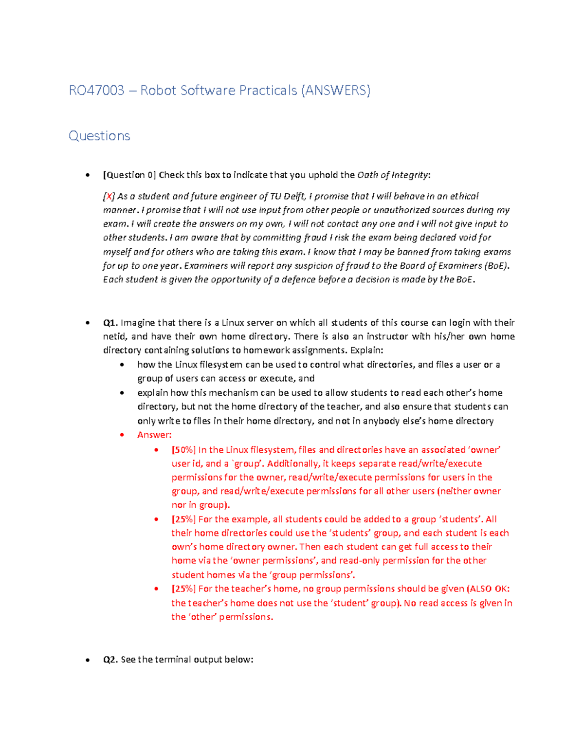 RO47003 - 2020-Q1 - Practice Exam Solution Key - Studeersnel