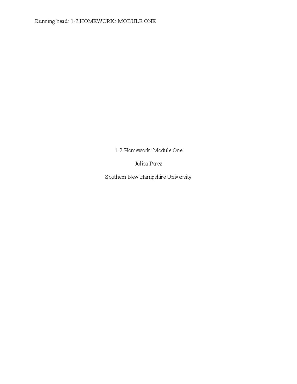 1-2 Homework: Chemistry Module One Assignments and Solutions - Studocu