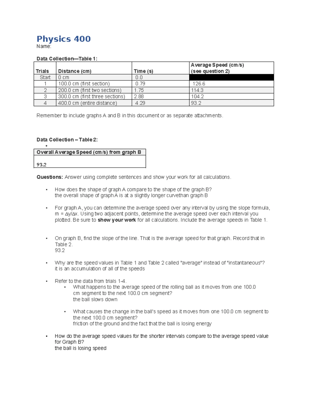 53399923 Physics Ch 7 - Pendulum and Energy Analysis Notes - Studocu