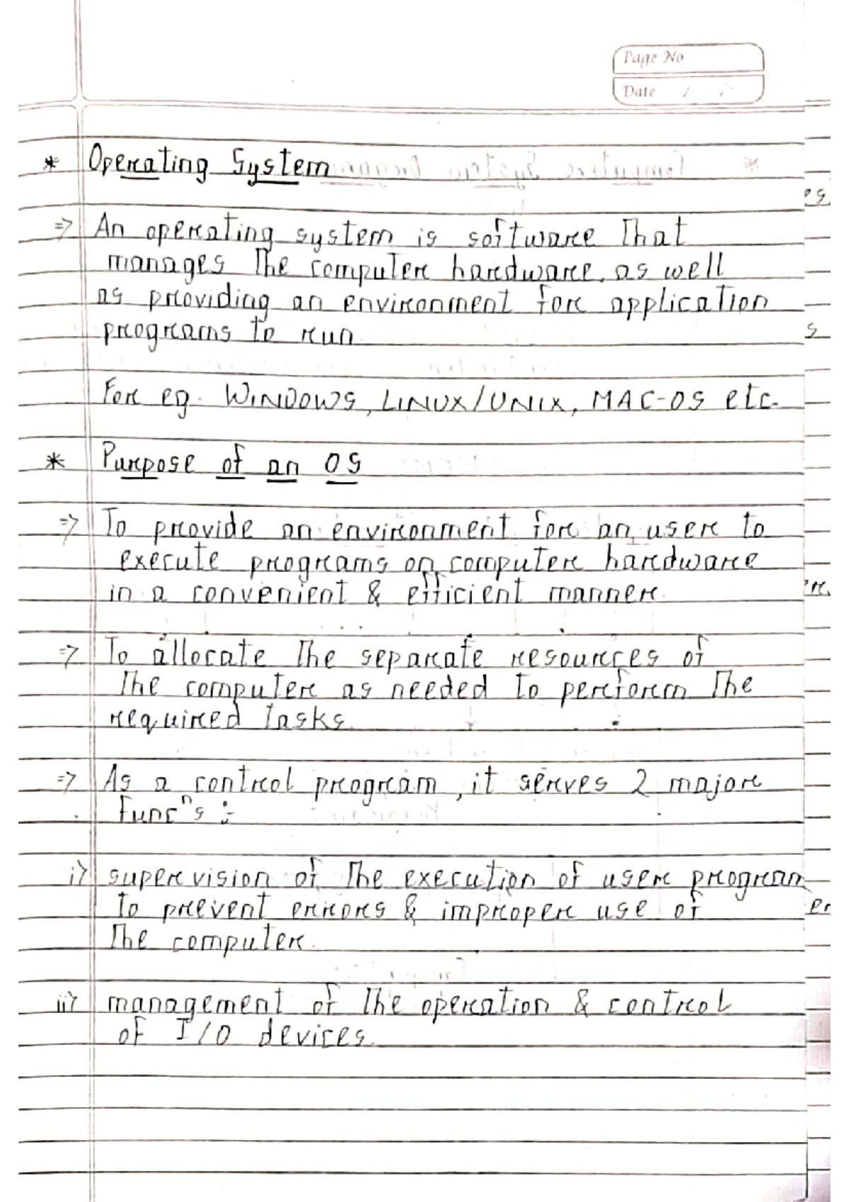 CS Operating System Course Handout - Spring 2024 (4th Semester) - Studocu