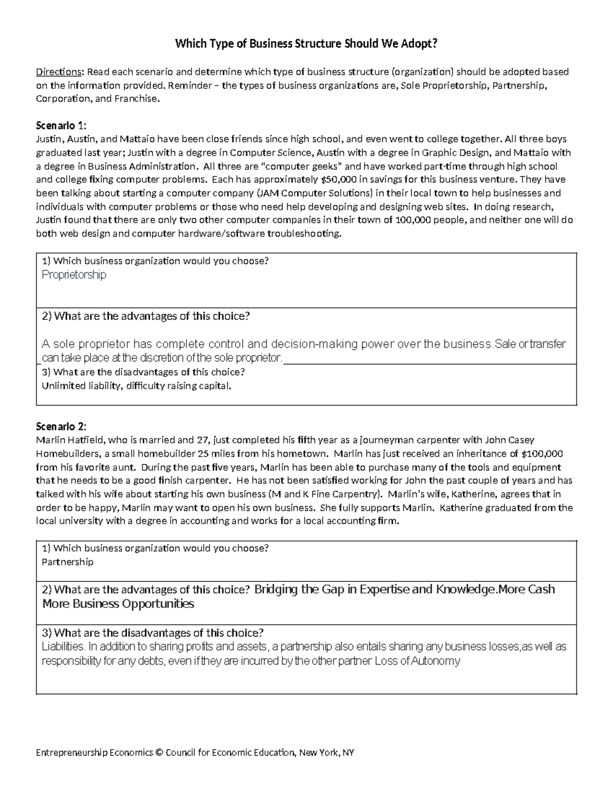 Business Structure Analysis: Choosing the Right Type for Success - Studocu