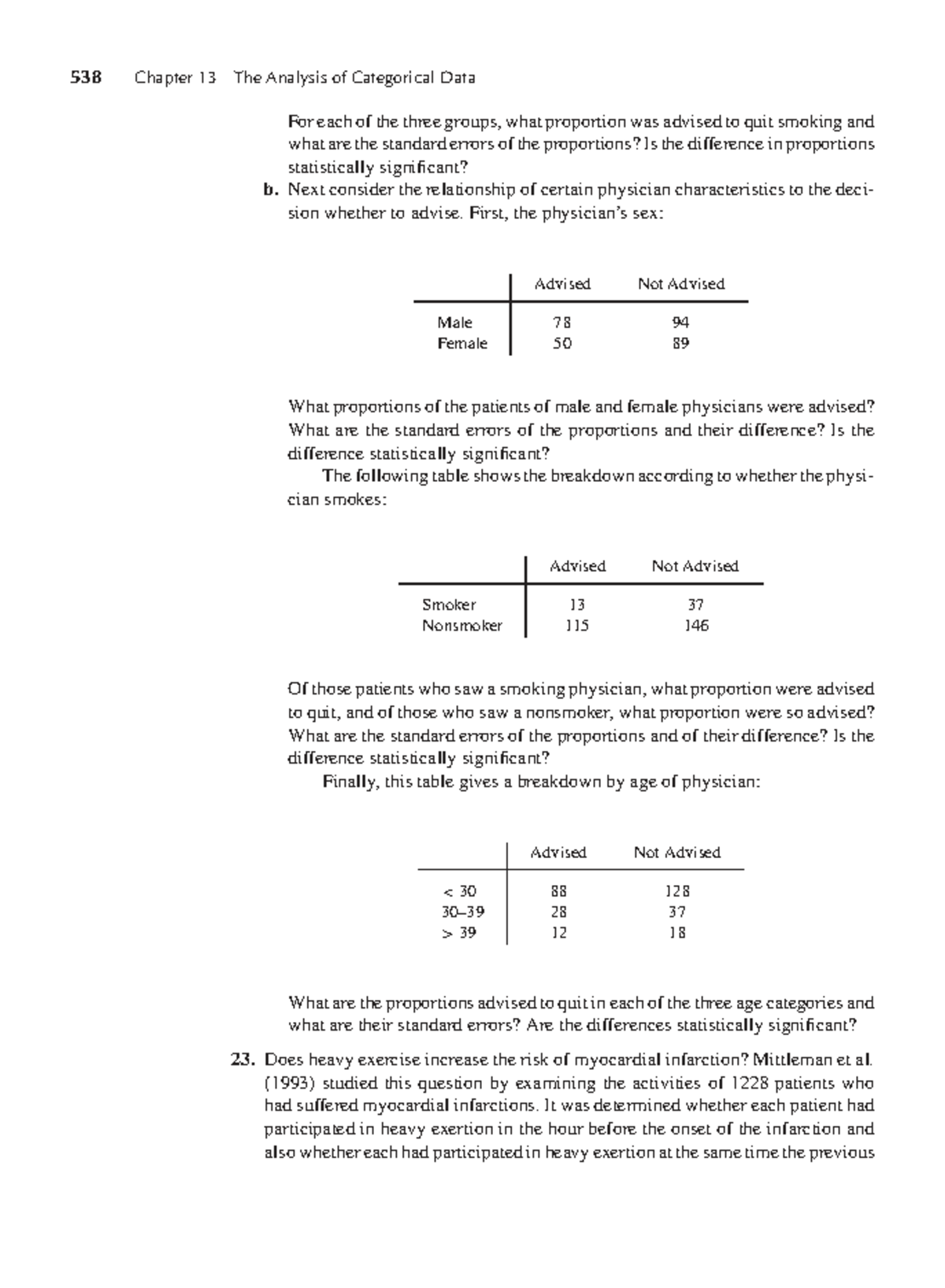 538 Chapter 13: Categorical Data Analysis & Proportions - Studocu