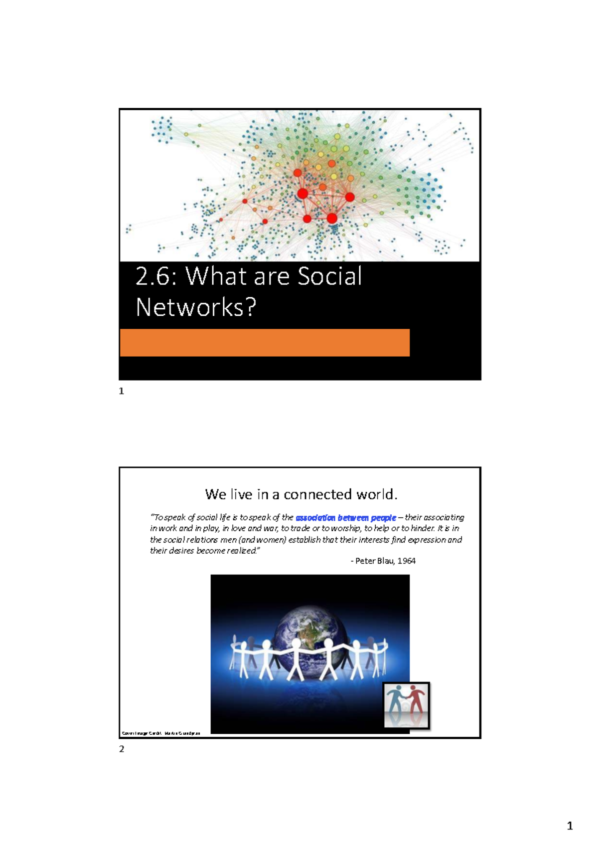2.6: Understanding Social Networks and Their Structures - Studocu