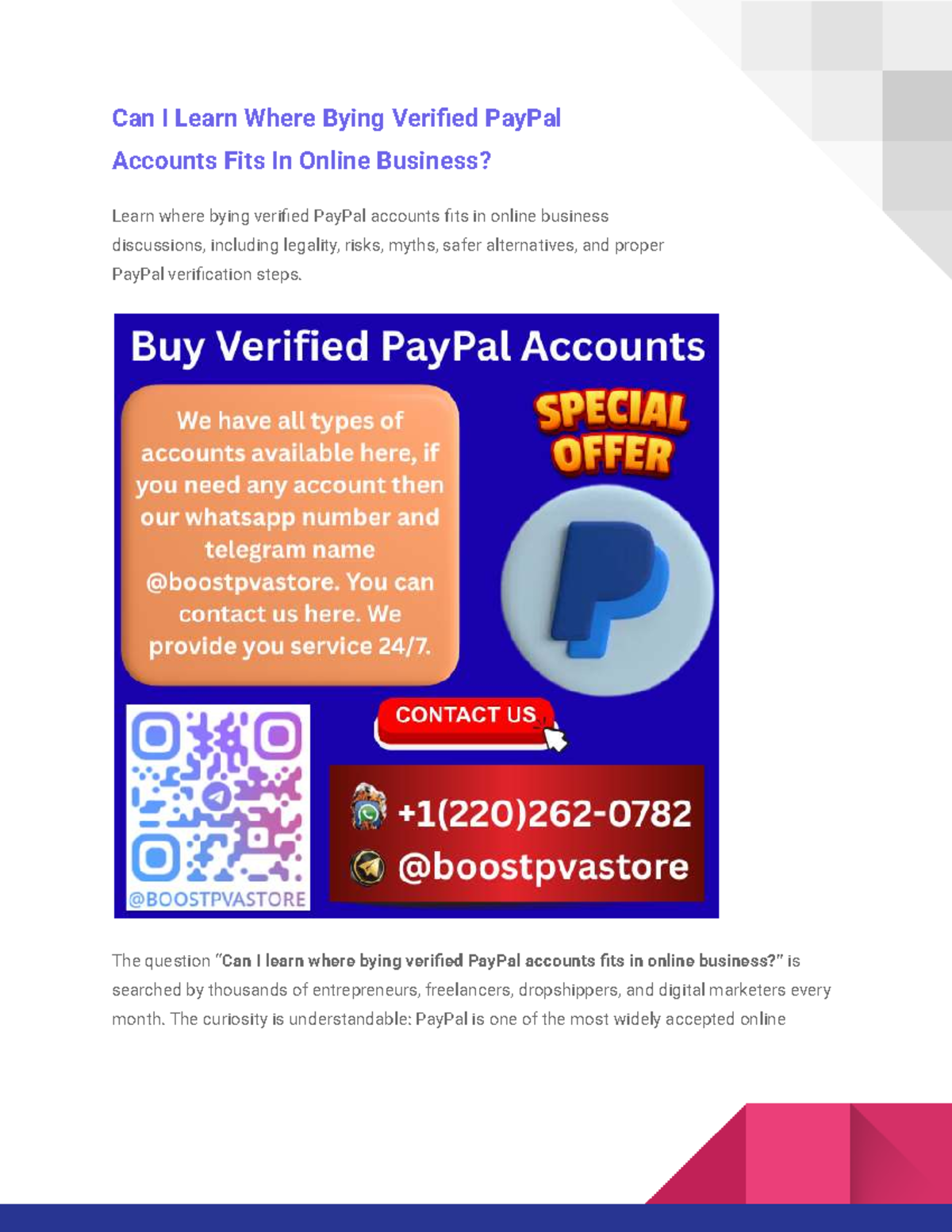 Understanding the Risks of Buying Verified PayPal Accounts in Online