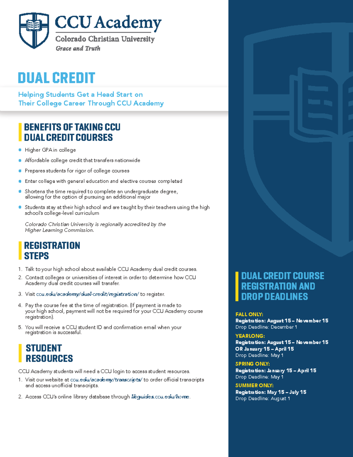 CCU Dual Credit for Anatomy 2024 - Helping Students Get a Head Start on ...