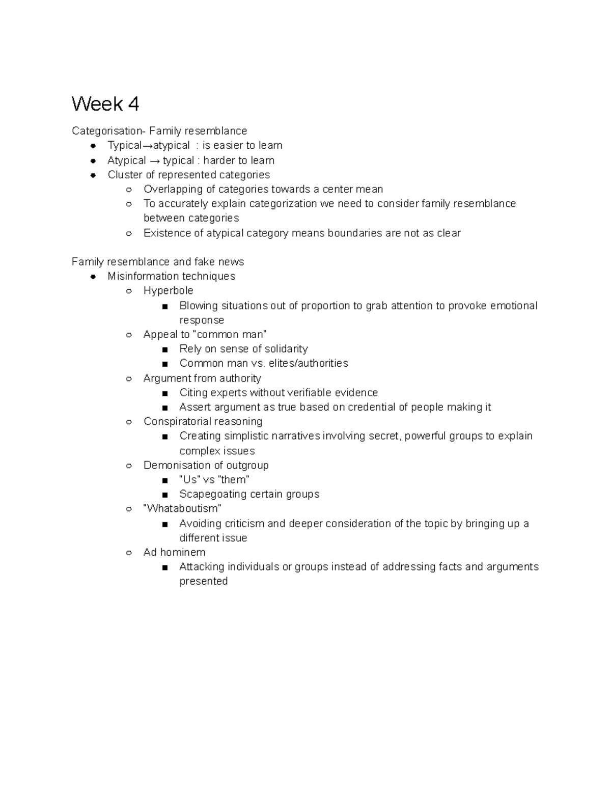 Week 12 RMHI - Lecture Notes on Test Validity and Reliability Concepts ...