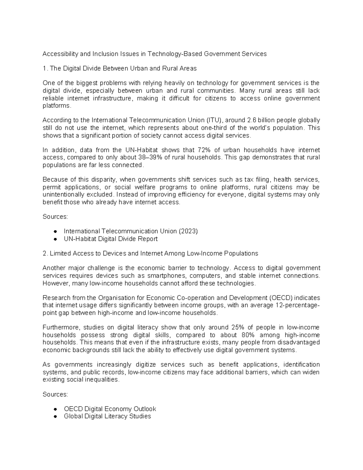 JMM - Accessibility and Inclusion Issues in Digital Government Services ...