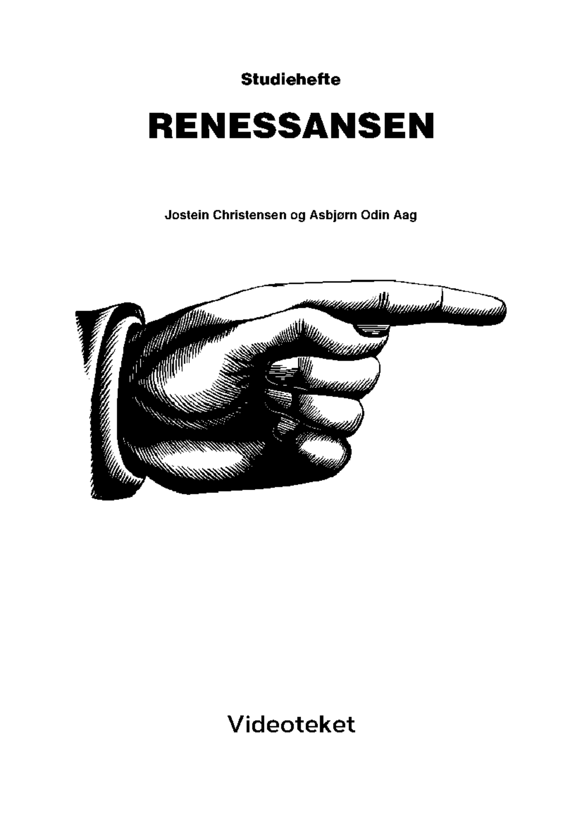 Studiehefte: Renessansen - Historiske Ambisjoner og Ideer - Studocu