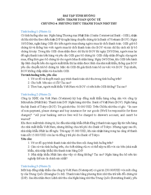 [Solved] Phn tch cc ri ro trong thanh ton bng phng thc tn dng chng t v ...