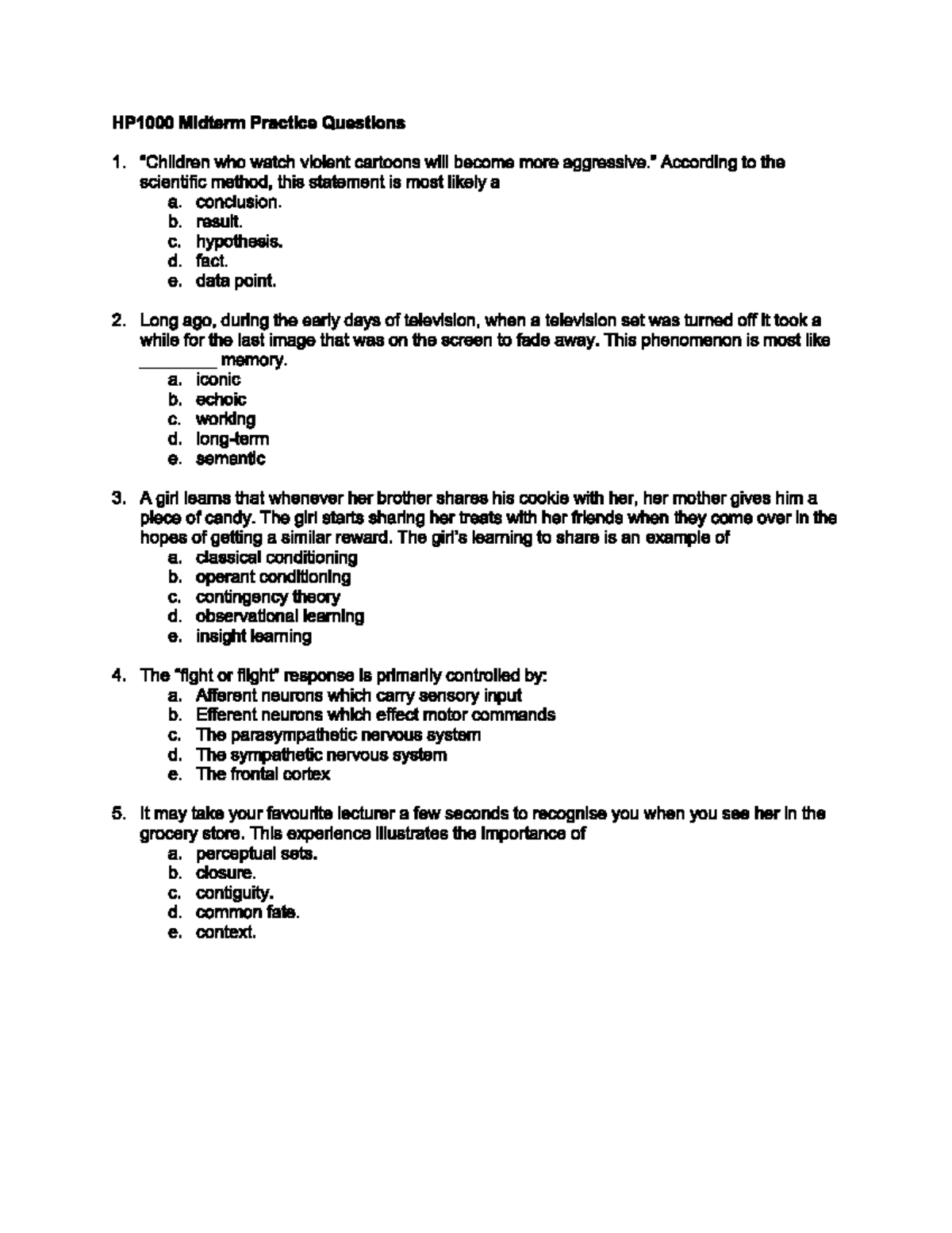 Midterm Exam Study Guide - Studocu