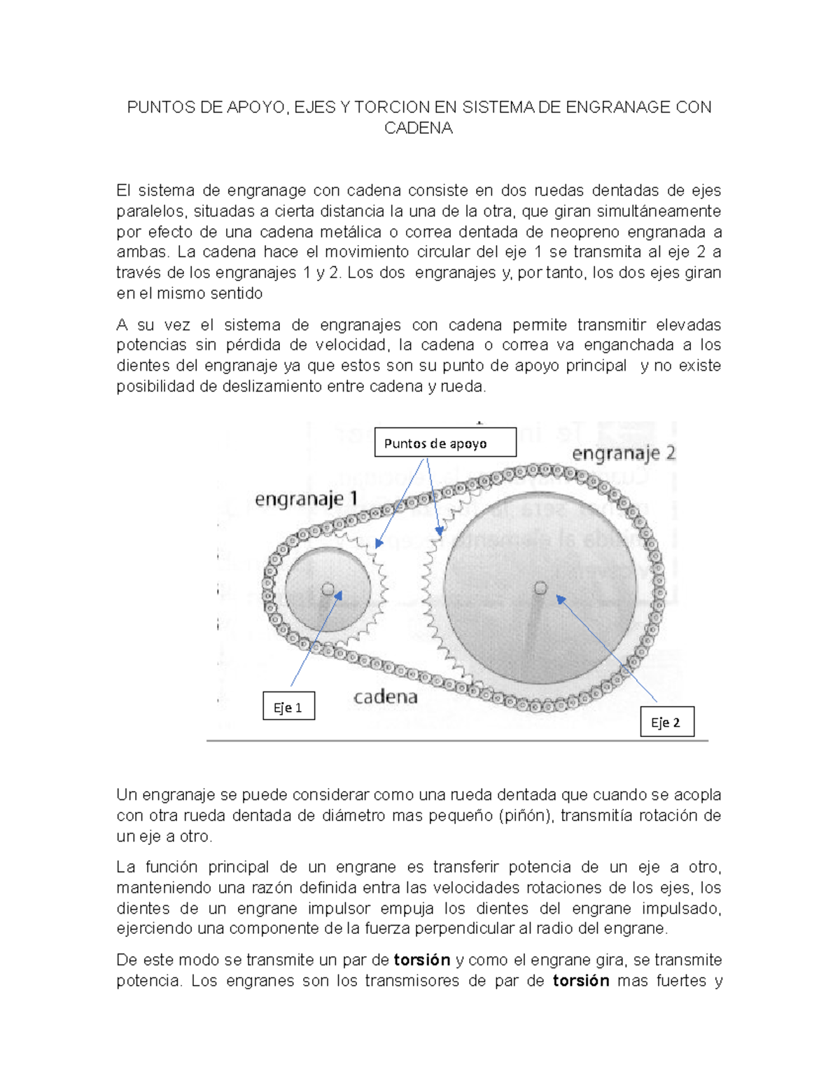 puntos-de-apoyo-ejes-y-torsi-n-en-sistemas-de-engranaje-y-poleas-studocu