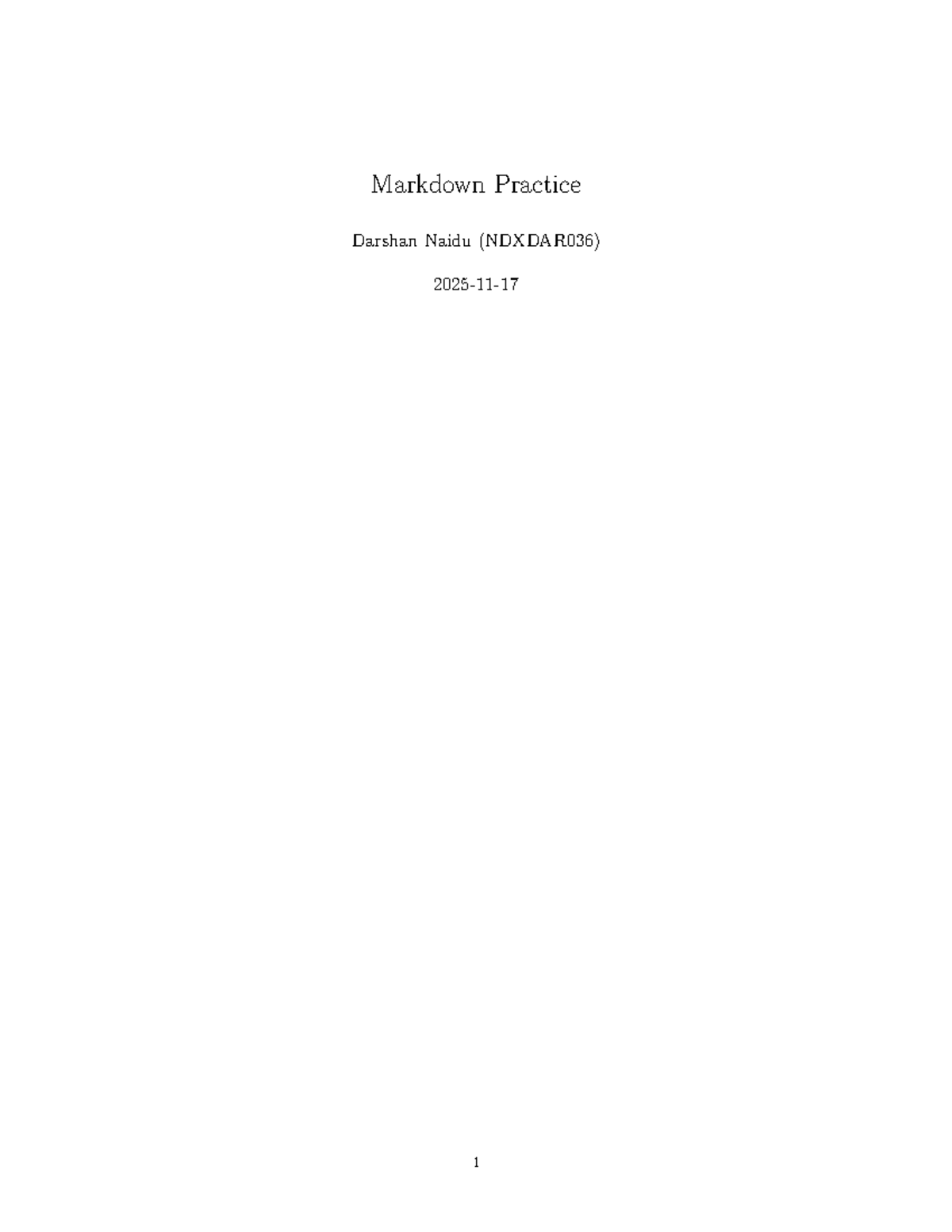 Markdown Practice (NDXDAR036) - EDA & Modelling Questions - Studocu