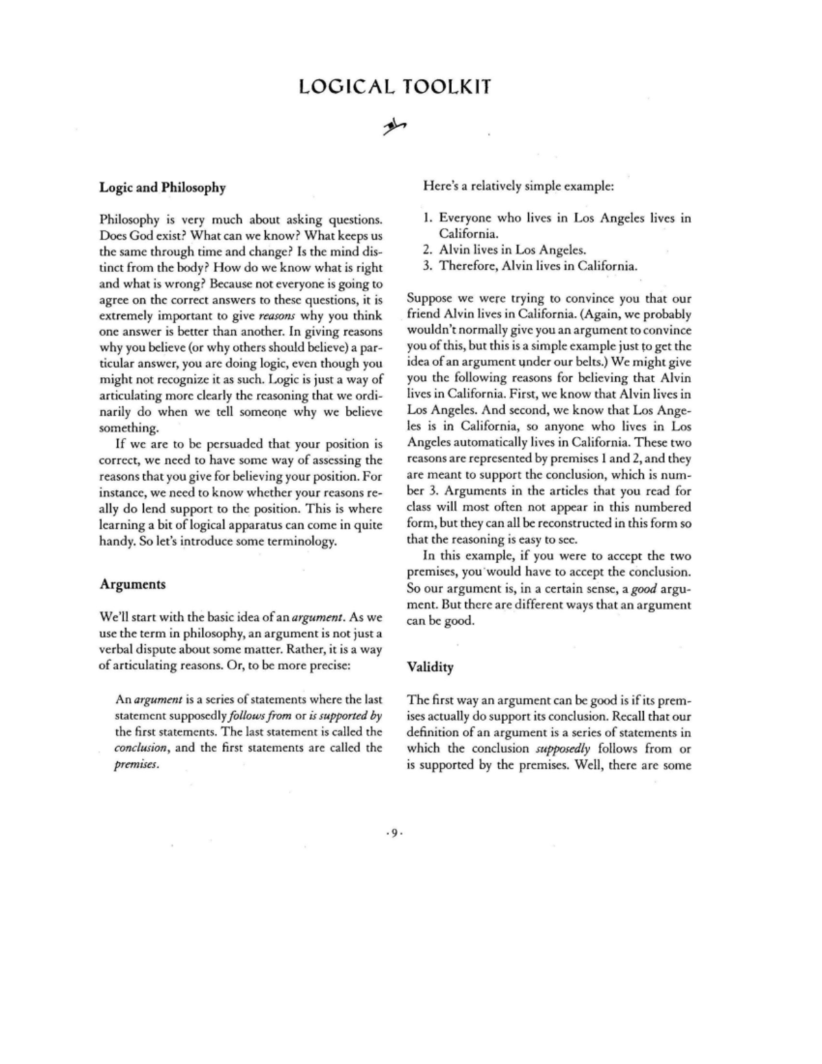 Final Exam Study Guide: Logic and Philosophy (ABC123) - Studocu