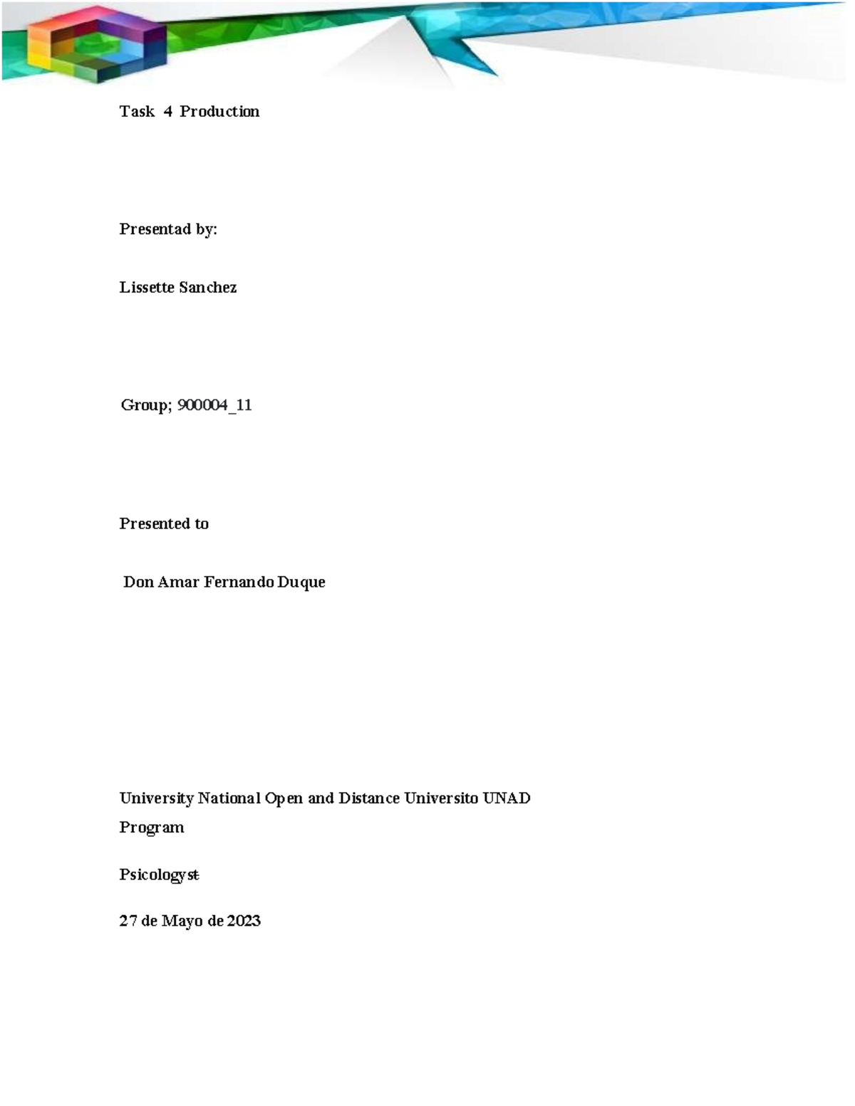 Task 4 Production: Personal Introduction & Skills Reflection - UNAD ...