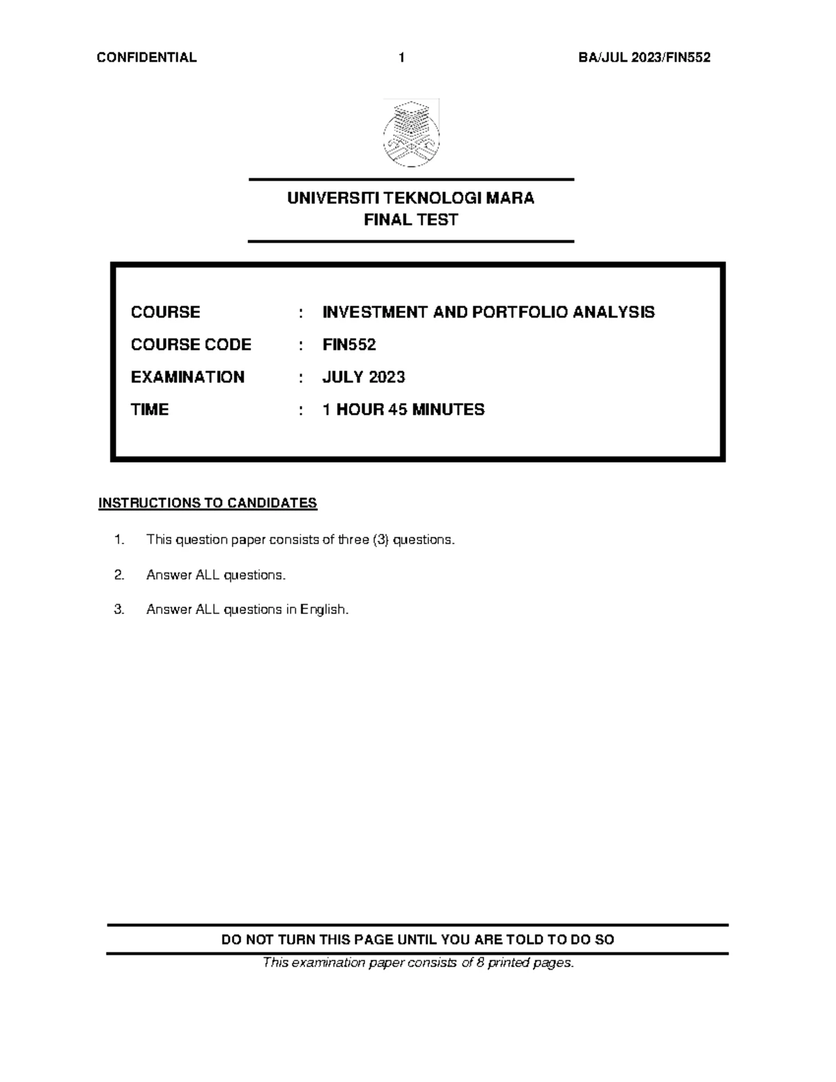 Chapter 1: Introduction to Technical Analysis Concepts - Studocu