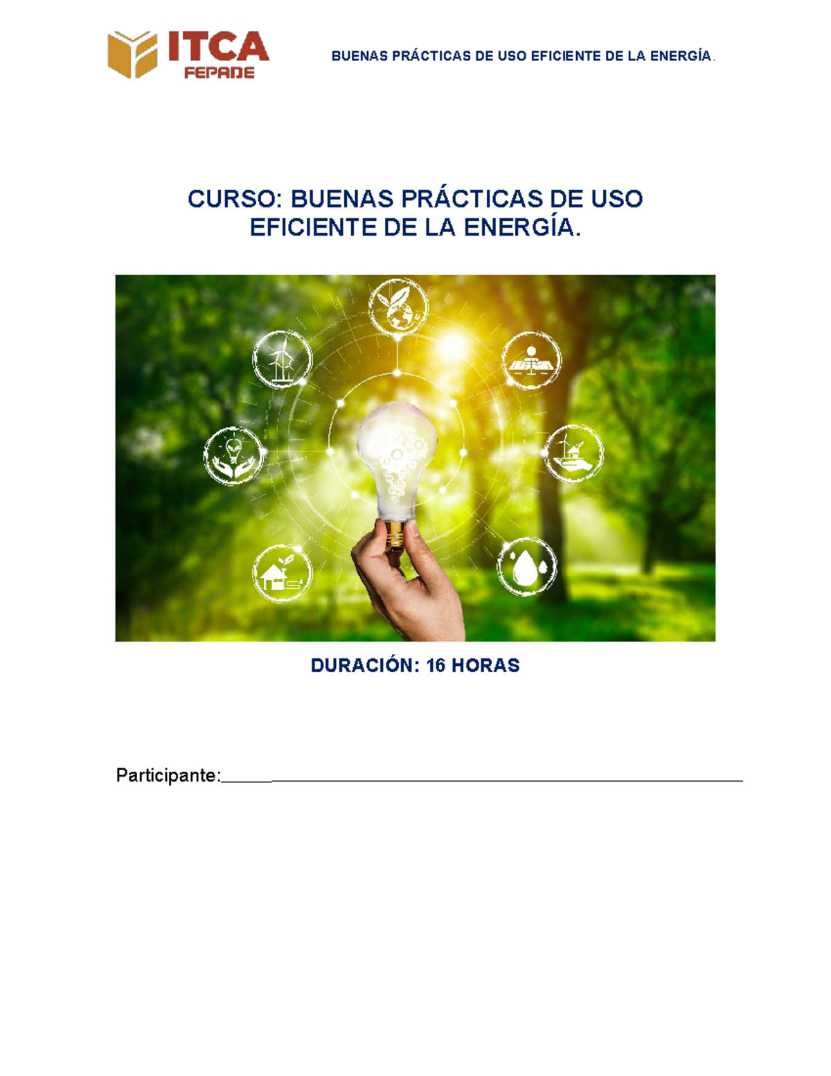 BUENAS PRÁCTICAS DE USO EFICIENTE DE LA ENERGÍA - MANUAL ITCA - Studocu