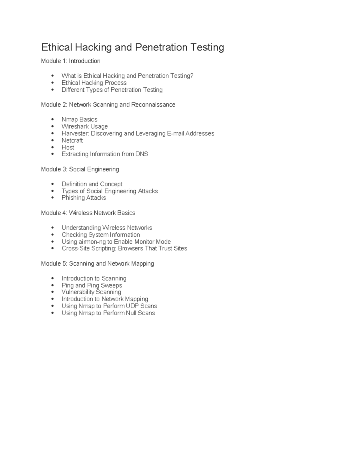 Ethical Hacking and Penetration Testing Theory - Ethical Hacking and ...