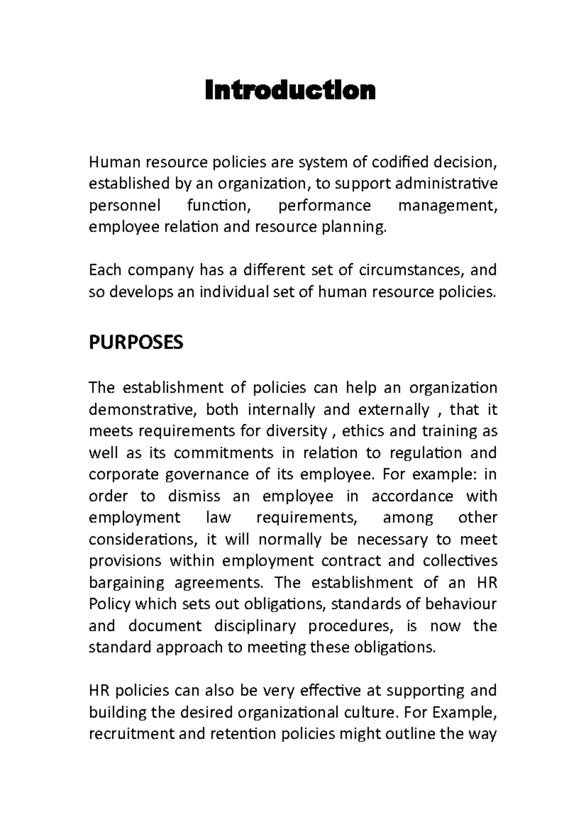 Human resource management of tata motors - Introduction Human resource ...