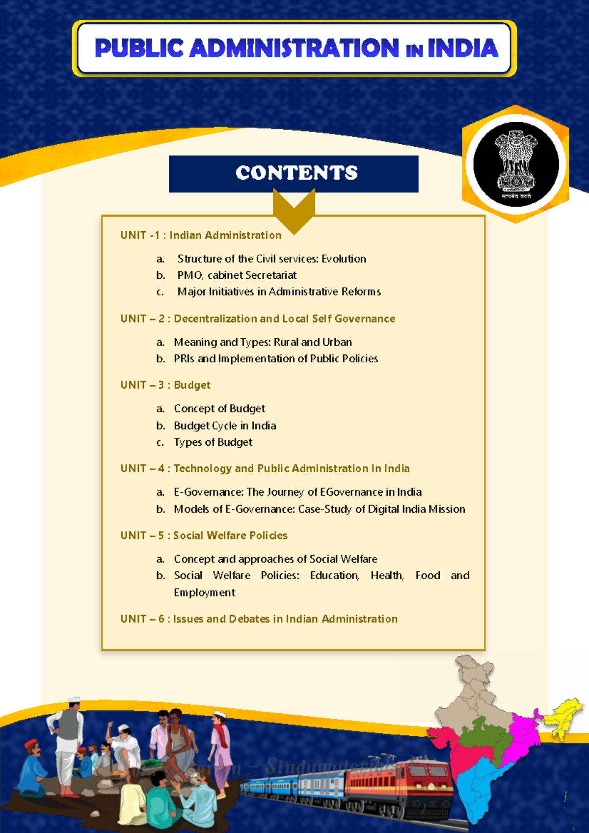 Public Administration in India: Key Concepts and Historical Overview ...