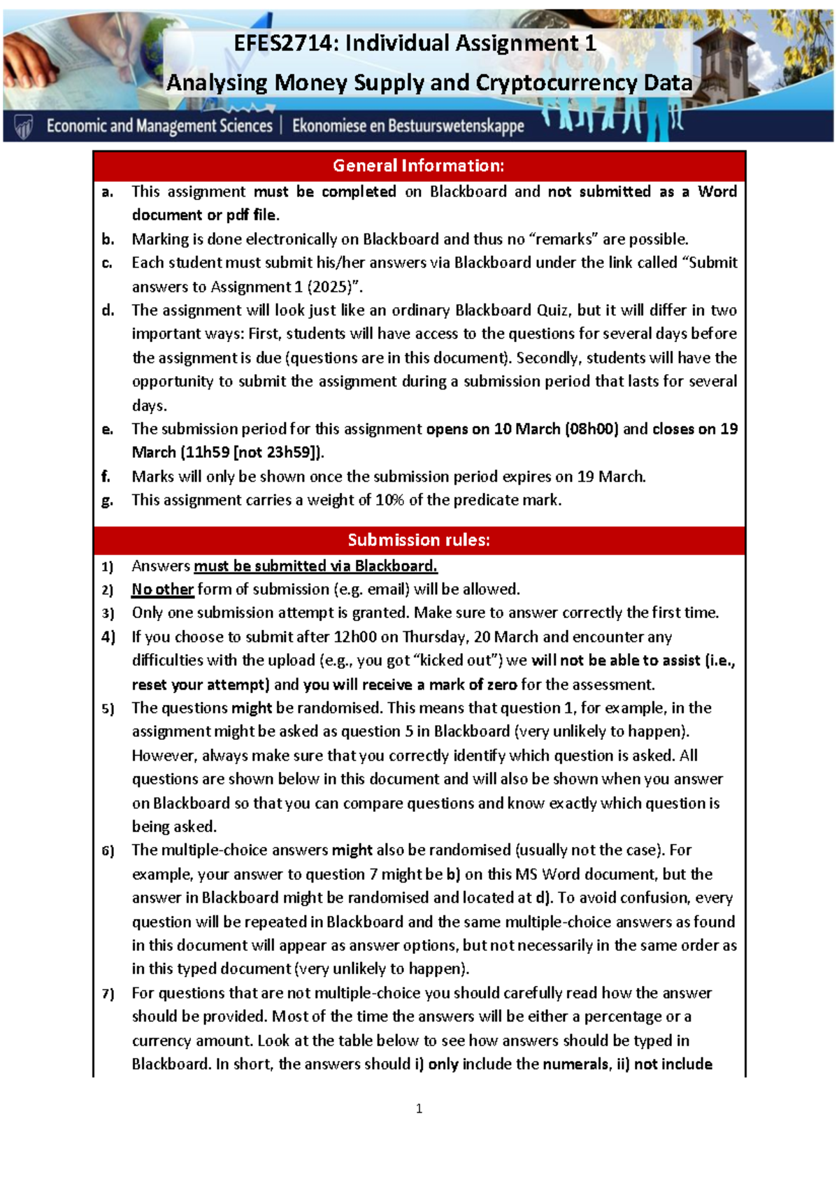 Assignment 1 - SA and US Money supply data and Cryptocurrenies 2025 ...