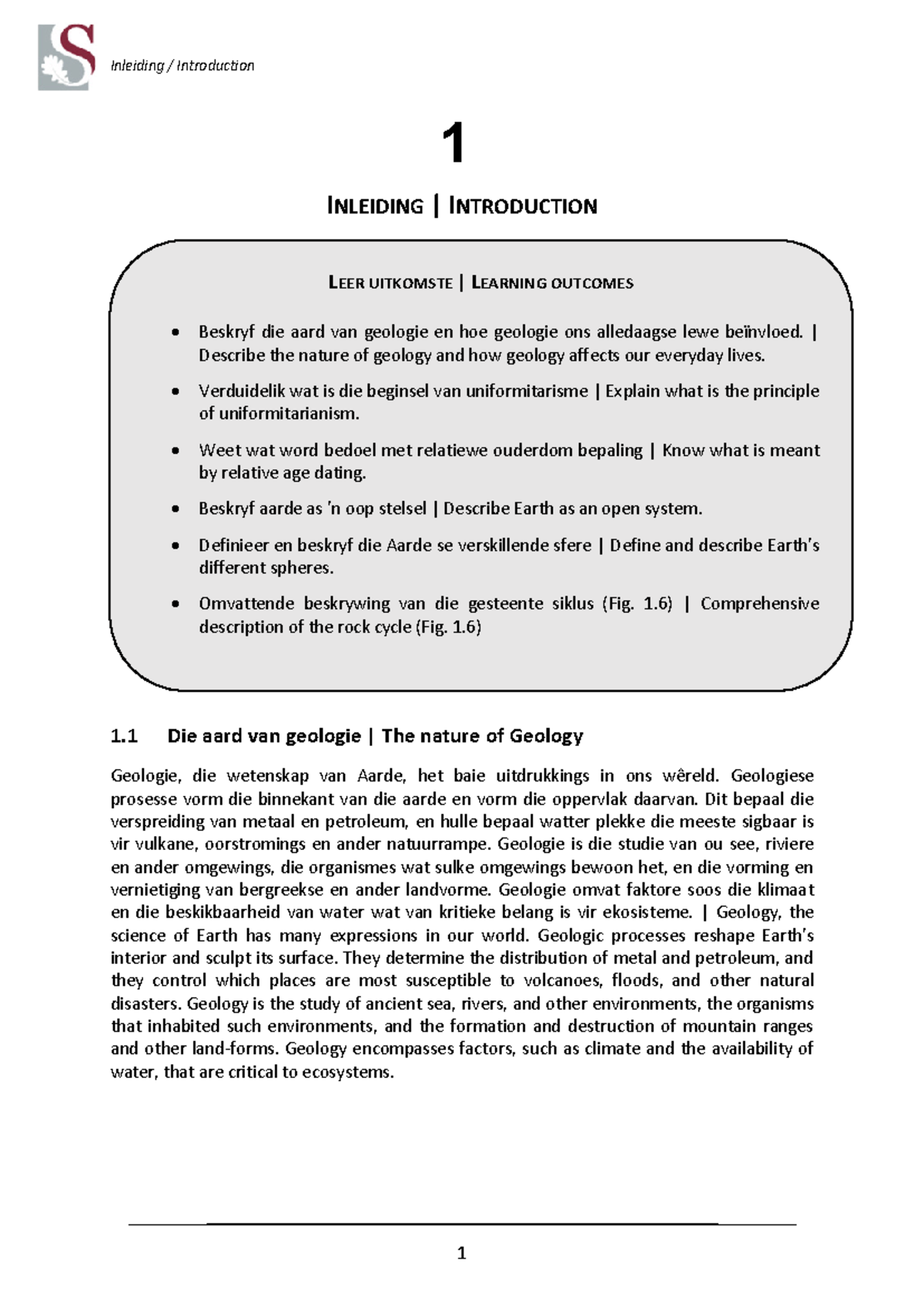Geo154 Lecture Notes: Introduction to Geology and Its Impact - Studocu