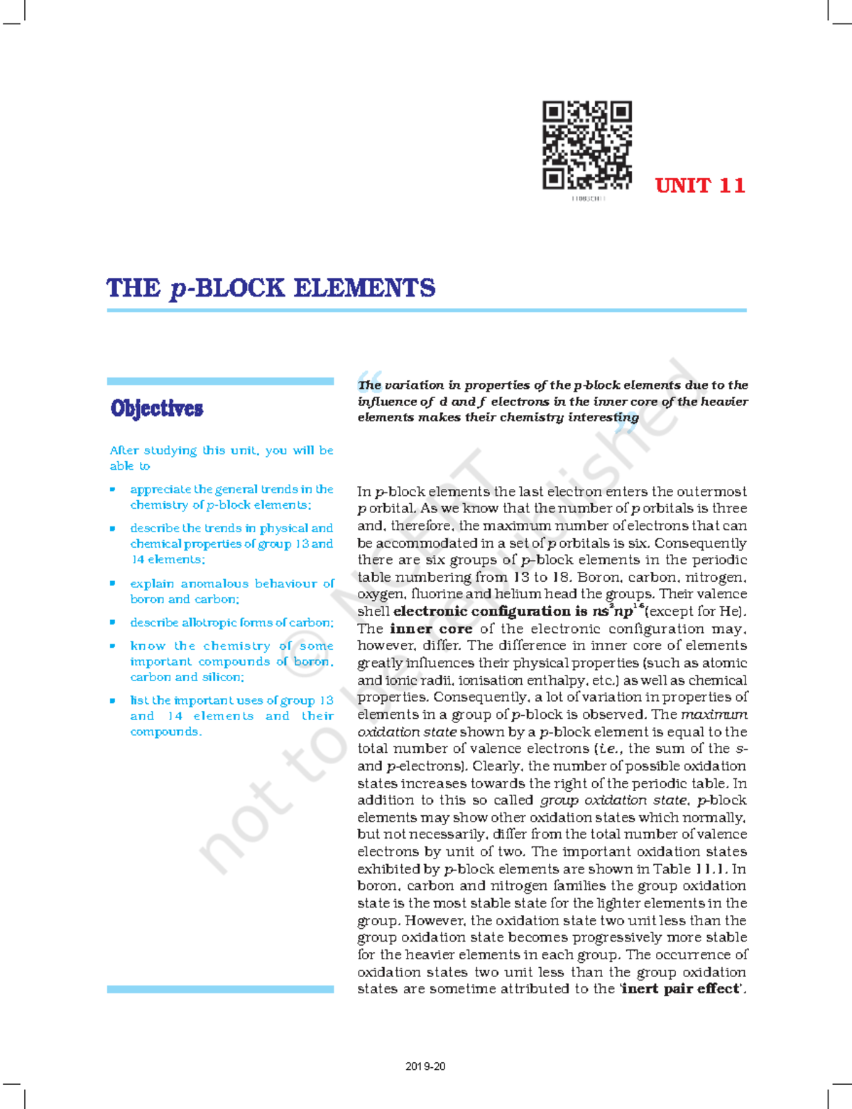 THE ELEMENTS 315 UNIT 11: CHEMISTRY OF GROUPS 13 & 14 ELEMENTS - Studocu