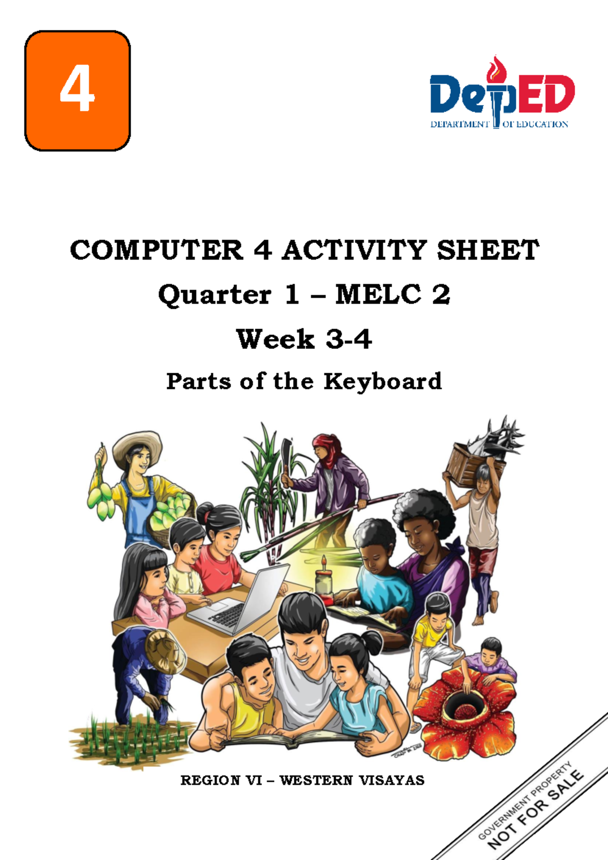 Computer 4 Activity Sheet No. 2: Parts of the Keyboard (MELC 2) - Studocu
