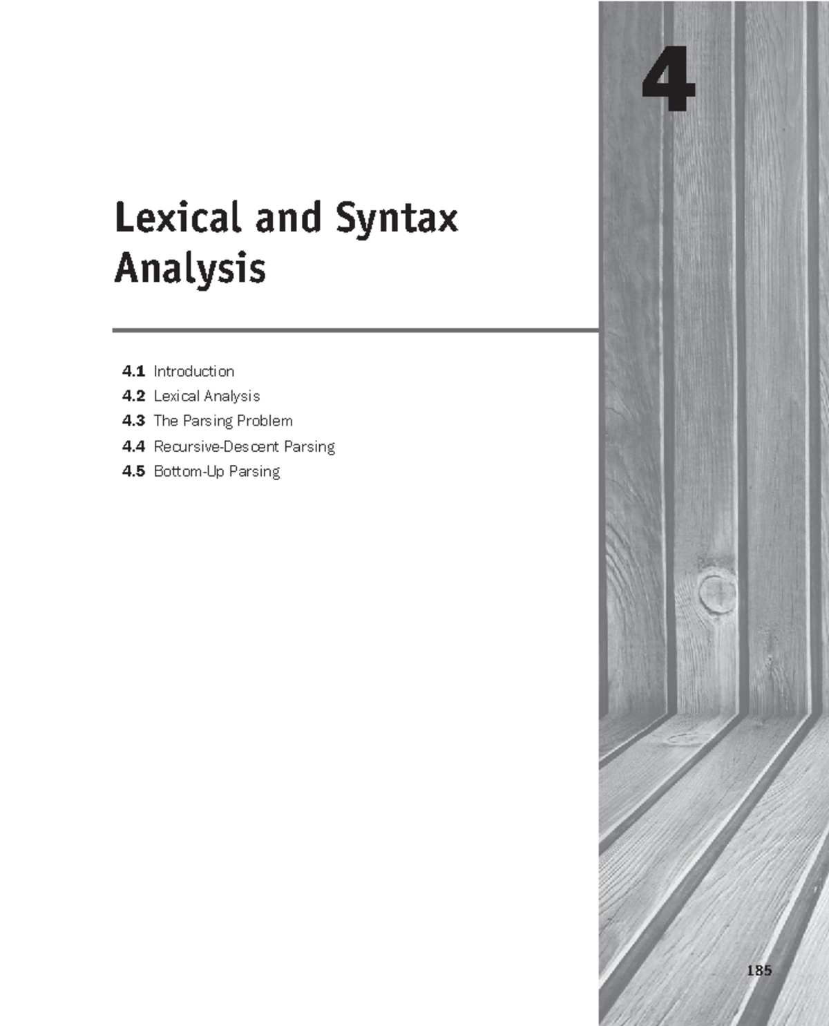 Lexical and Syntax Analysis in Compiler Design (CS 101) - Studocu